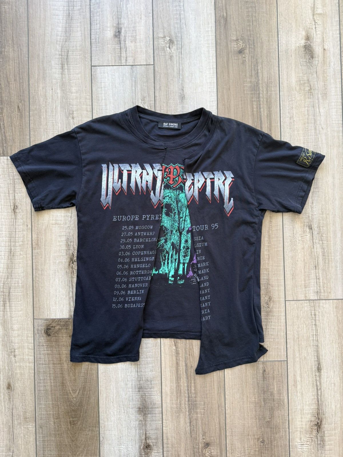 Raf Simons Raf Simons Ultrasceptre Deconstructed 3 Double Layer Tee Size US M / EU 48-50 / 2 - 1 Thumbnail