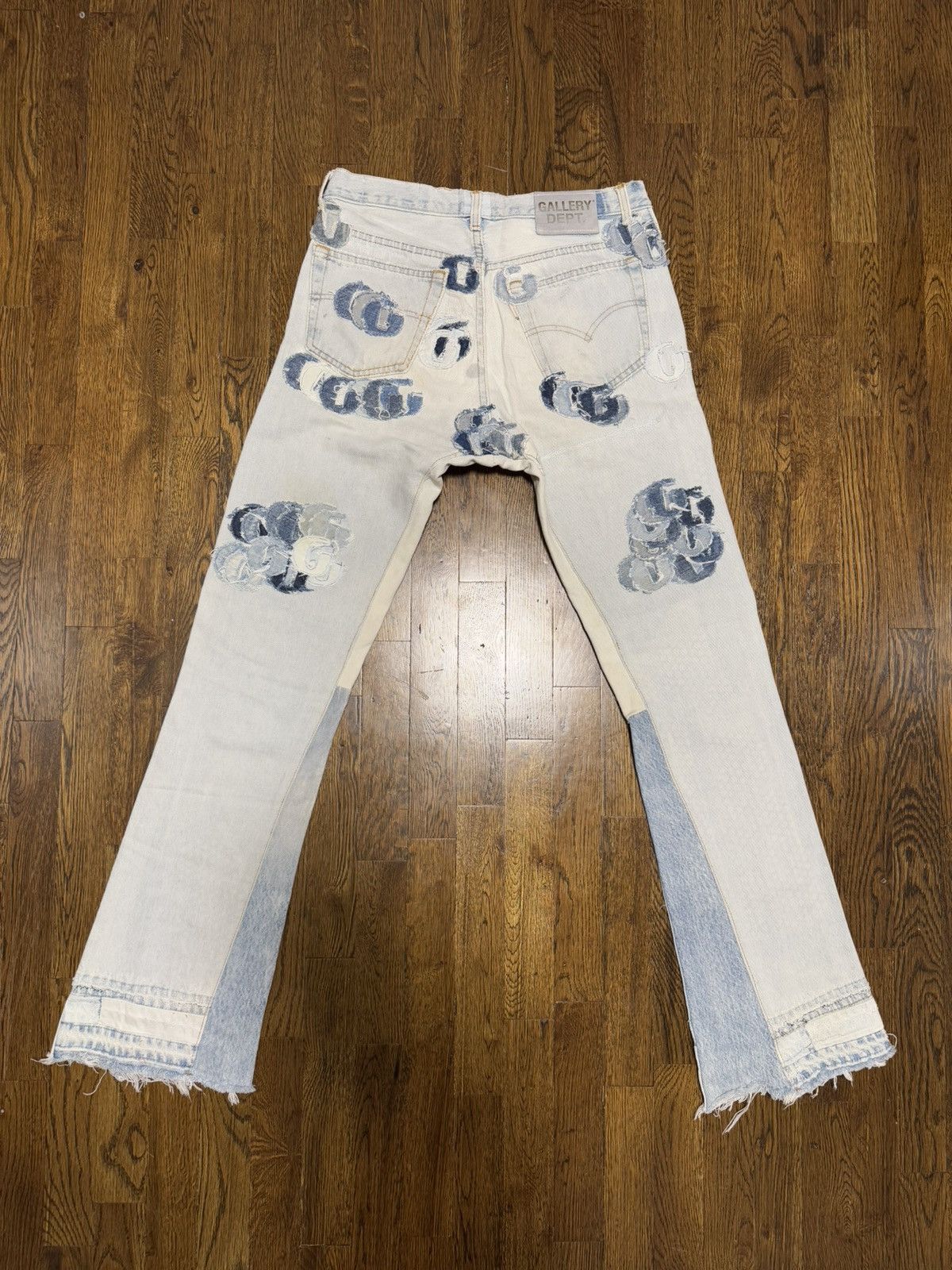 Gallery Dept. Gallery Dept Super G Patch La Flare Jeans Size US 30 / EU 46 - 4 Thumbnail