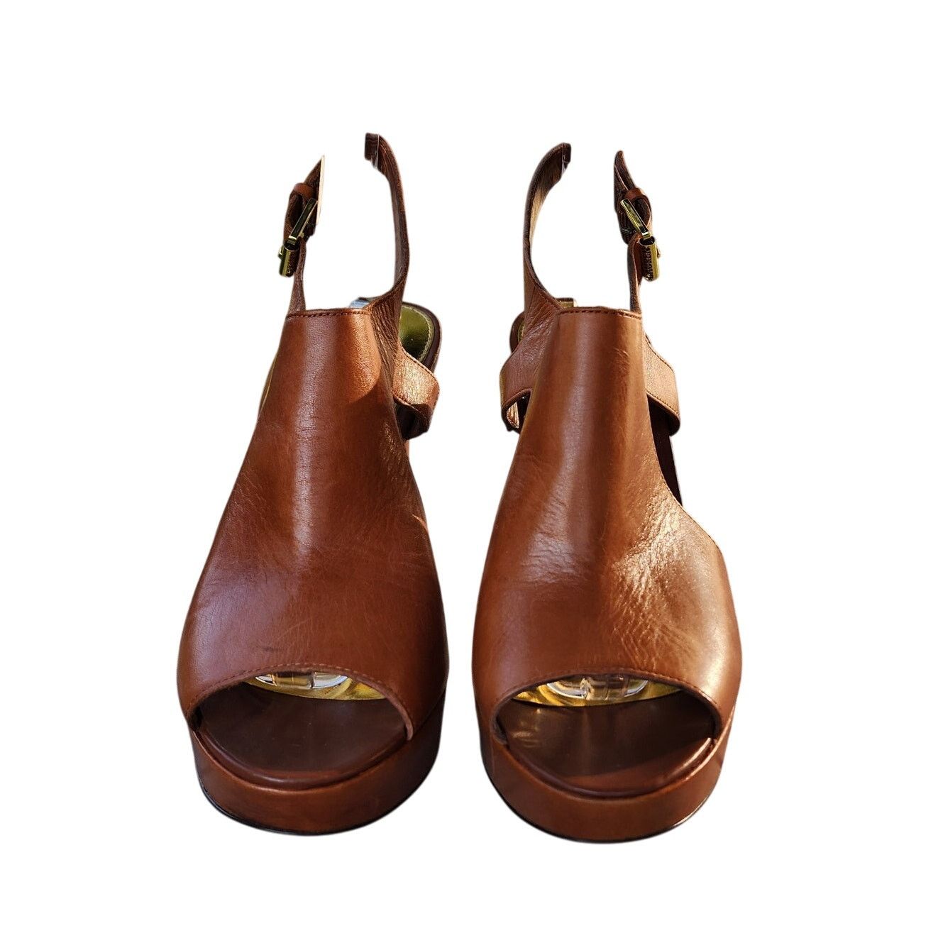 Lauren Ralph Lauren Lauren Ralph Lauren Synthia Leather Platform Sandals 10 Size US 10 / IT 40 - 5 Thumbnail