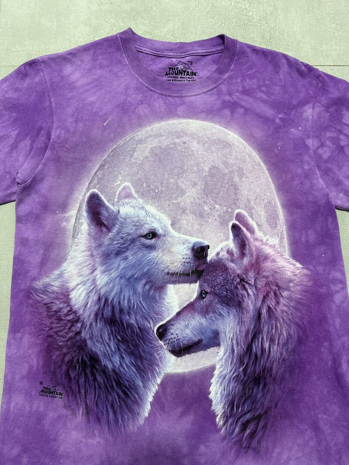 The Mountain × Vintage The Mountain Wolf Cotton T Shirt 2009 Rare Size US S / EU 44-46 / 1 - 2 Thumbnail