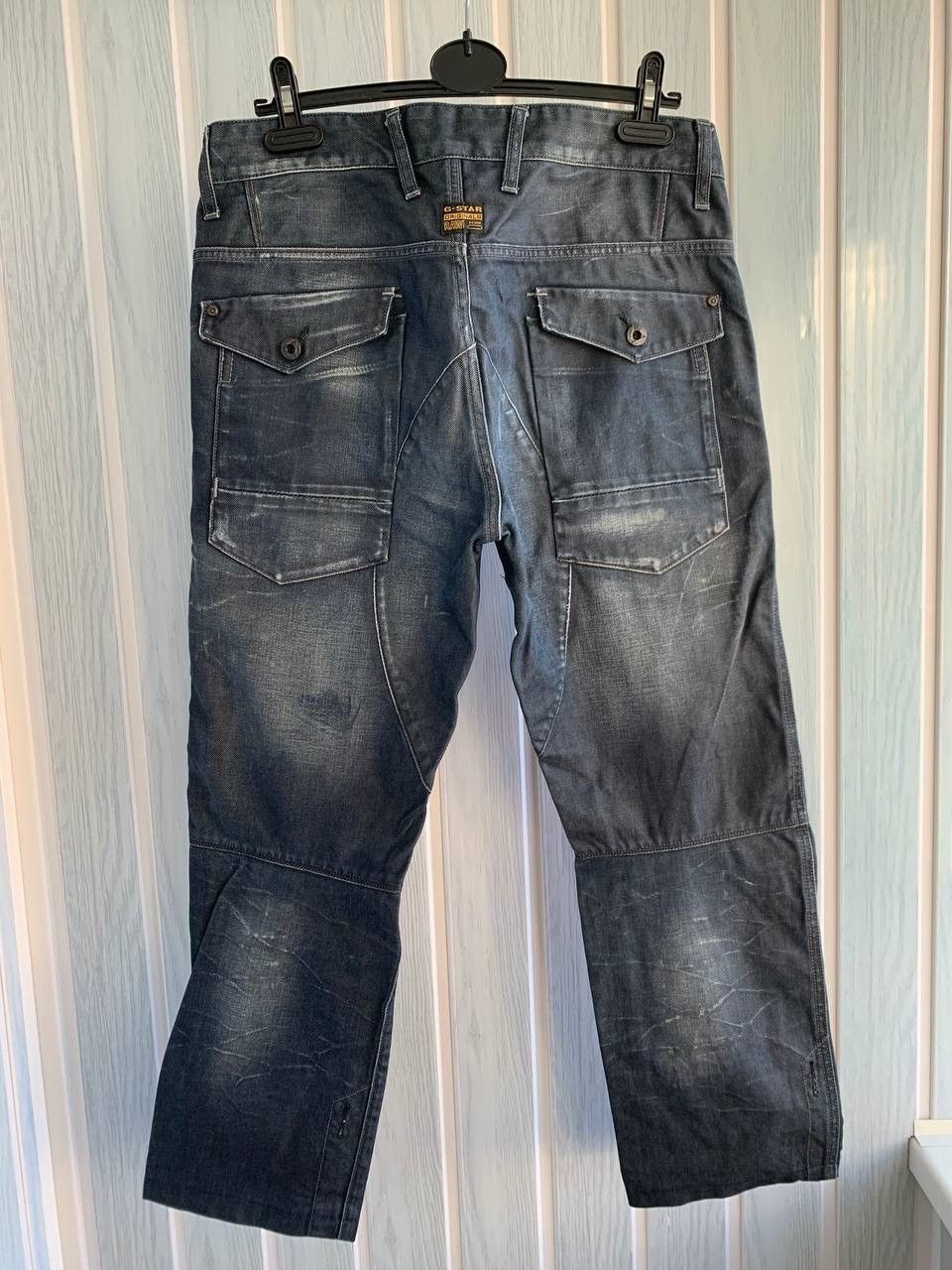 G-Star × Japanese Brand G-Star Raw 3301 General 5620 Tapered Extract Denim Jeans Size US 33 - 3 Thumbnail