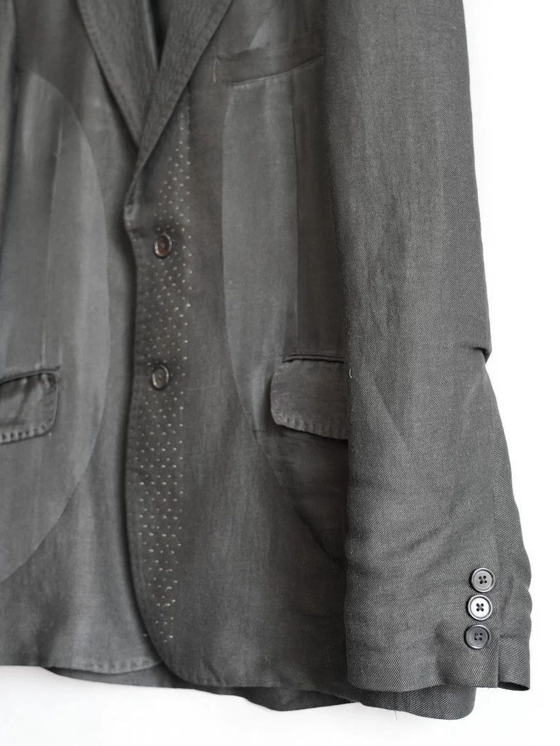 Yohji Yamamoto Yohji Yamamoto Yohji Yamamoto Hand-Stitched Jacket 09SS Size US L / EU 52-54 / 3 - 4 Thumbnail