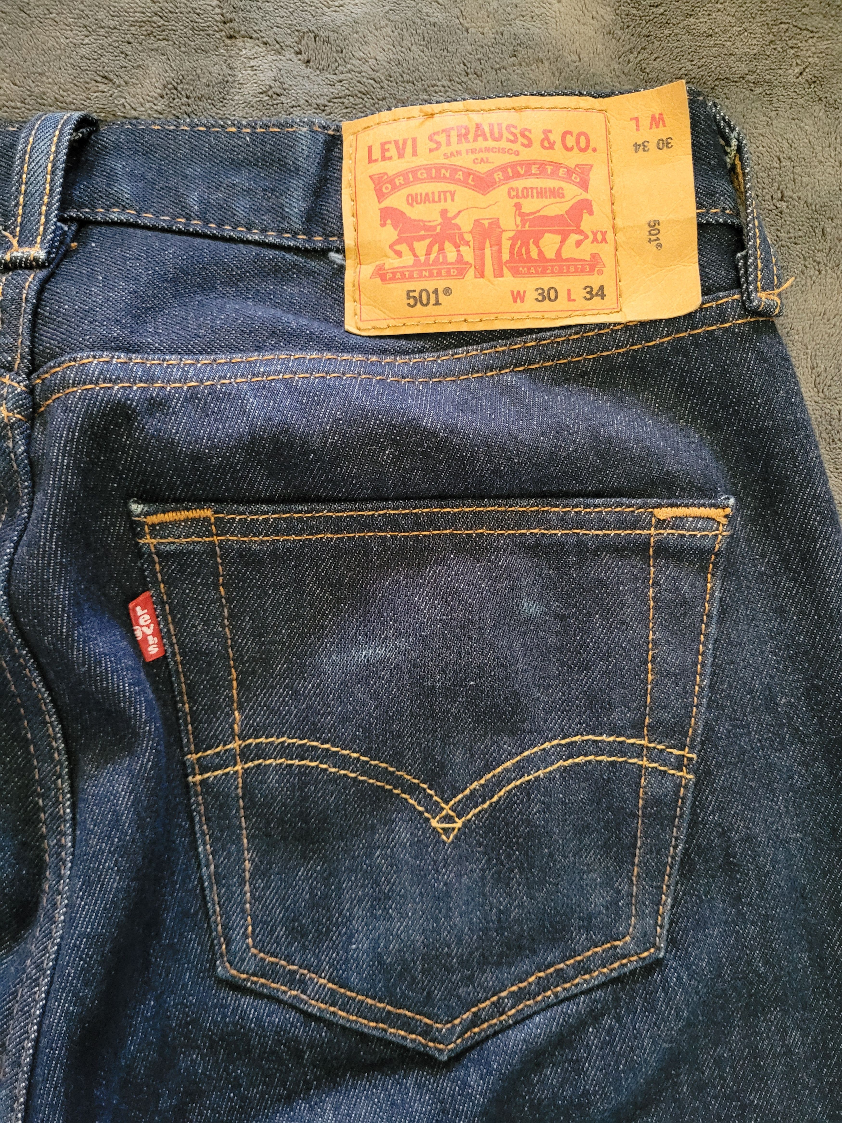 Levi's Levi's Shrink to fit 501 Jeans Size US 30 / EU 46 - 3 Thumbnail