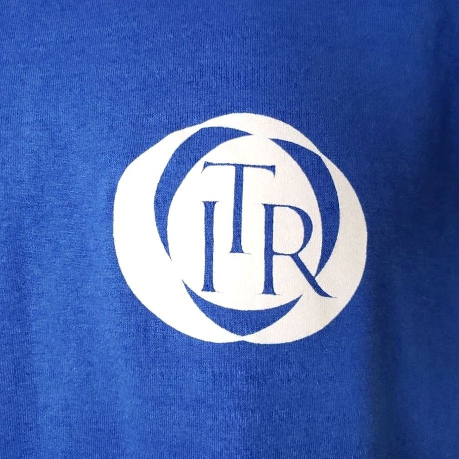 Fruit Of The Loom VINTAGE Fruit of the Loom T-Shirt Mens Medium Blue 100% Cotton Crew Neck Graphic Tee Information Technology Resources Inc 90s USA Size US M / EU 48-50 / 2 - 4 Thumbnail