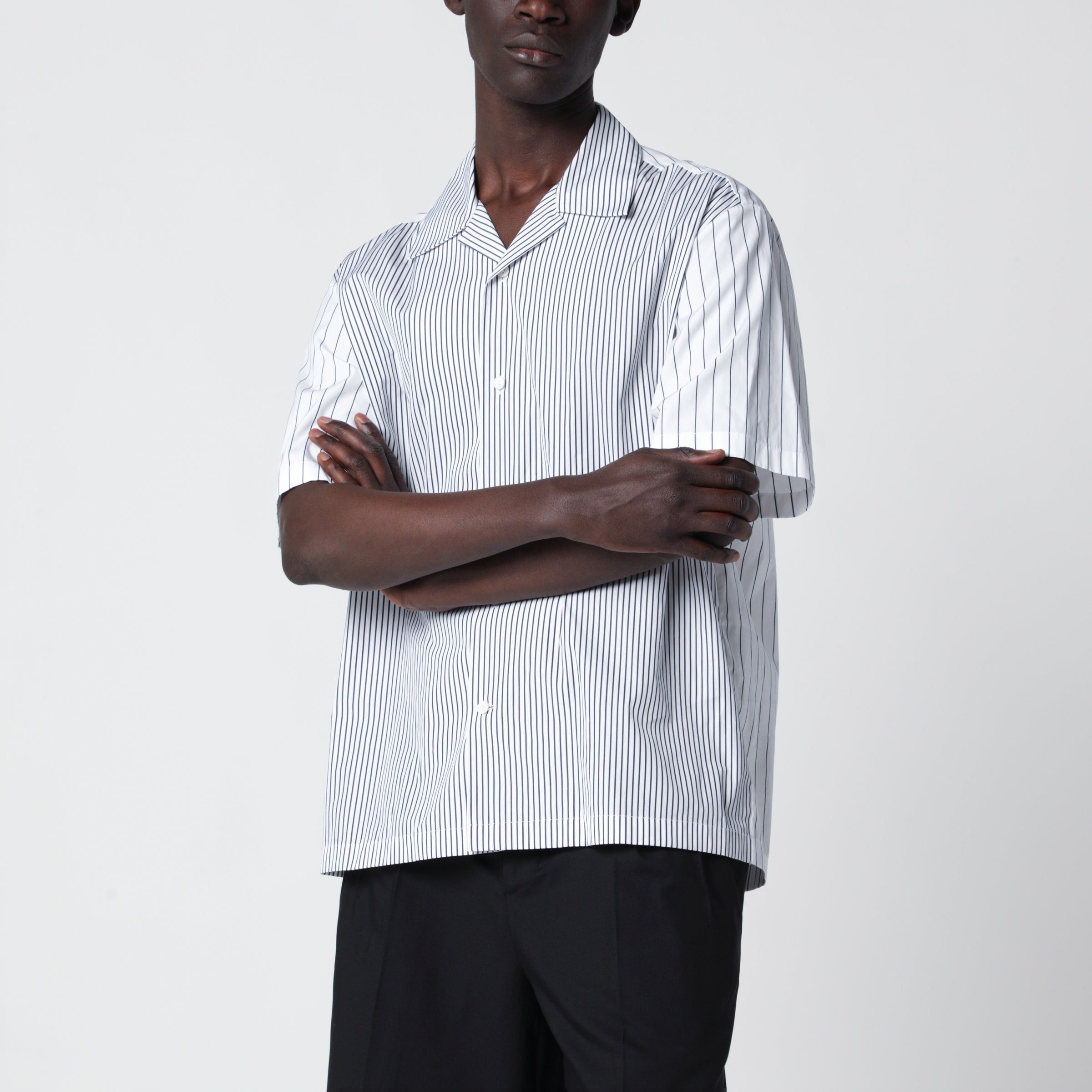 Jil Sander Jil Sander Shirt In Lightweight Striped Cotton Size US L / EU 52-54 / 3 - 1 Thumbnail