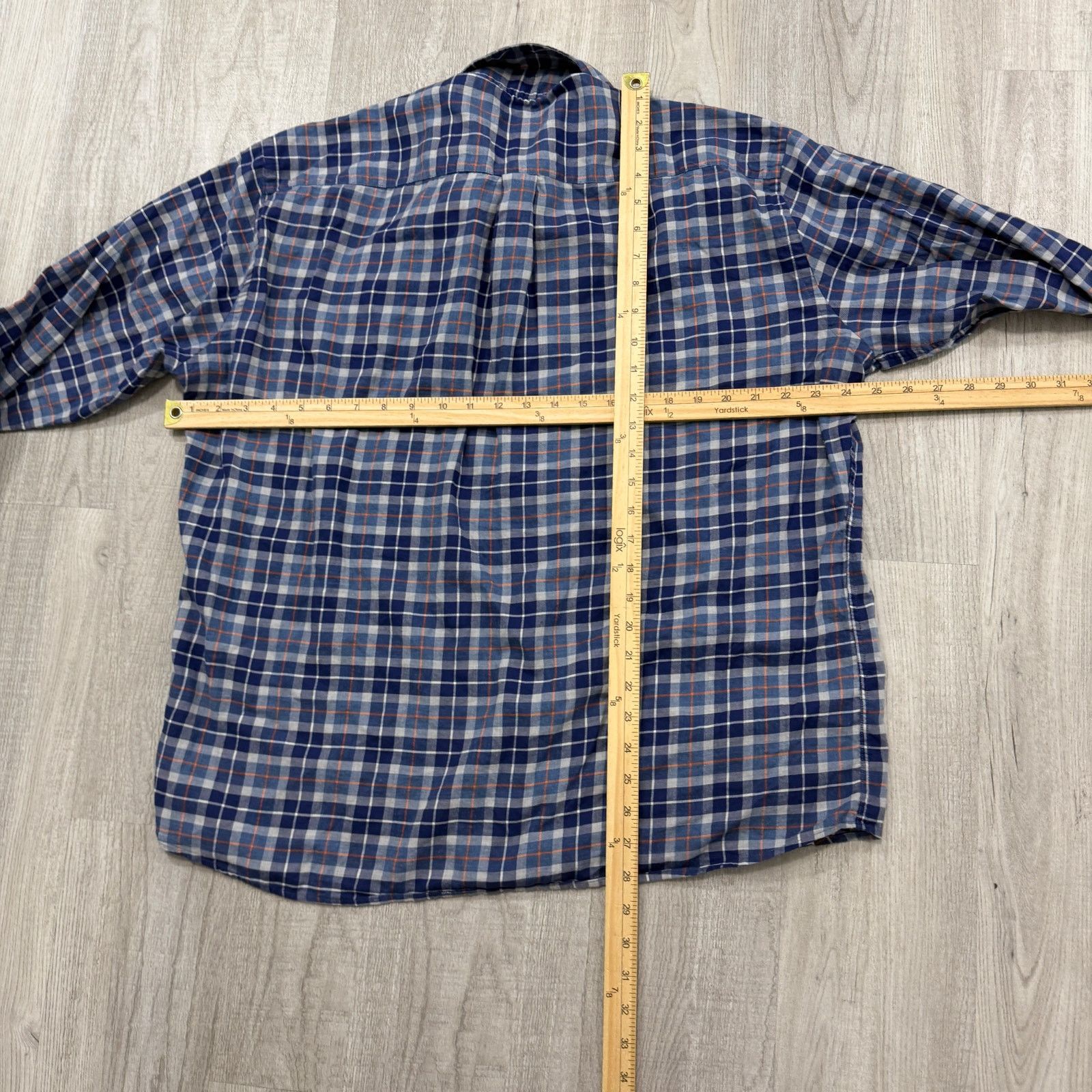 Johnston & Murphy Johnston & Murphy Button Down Shirt Men's Extra Large Blue Size US XL / EU 56 / 4 - 8 Thumbnail