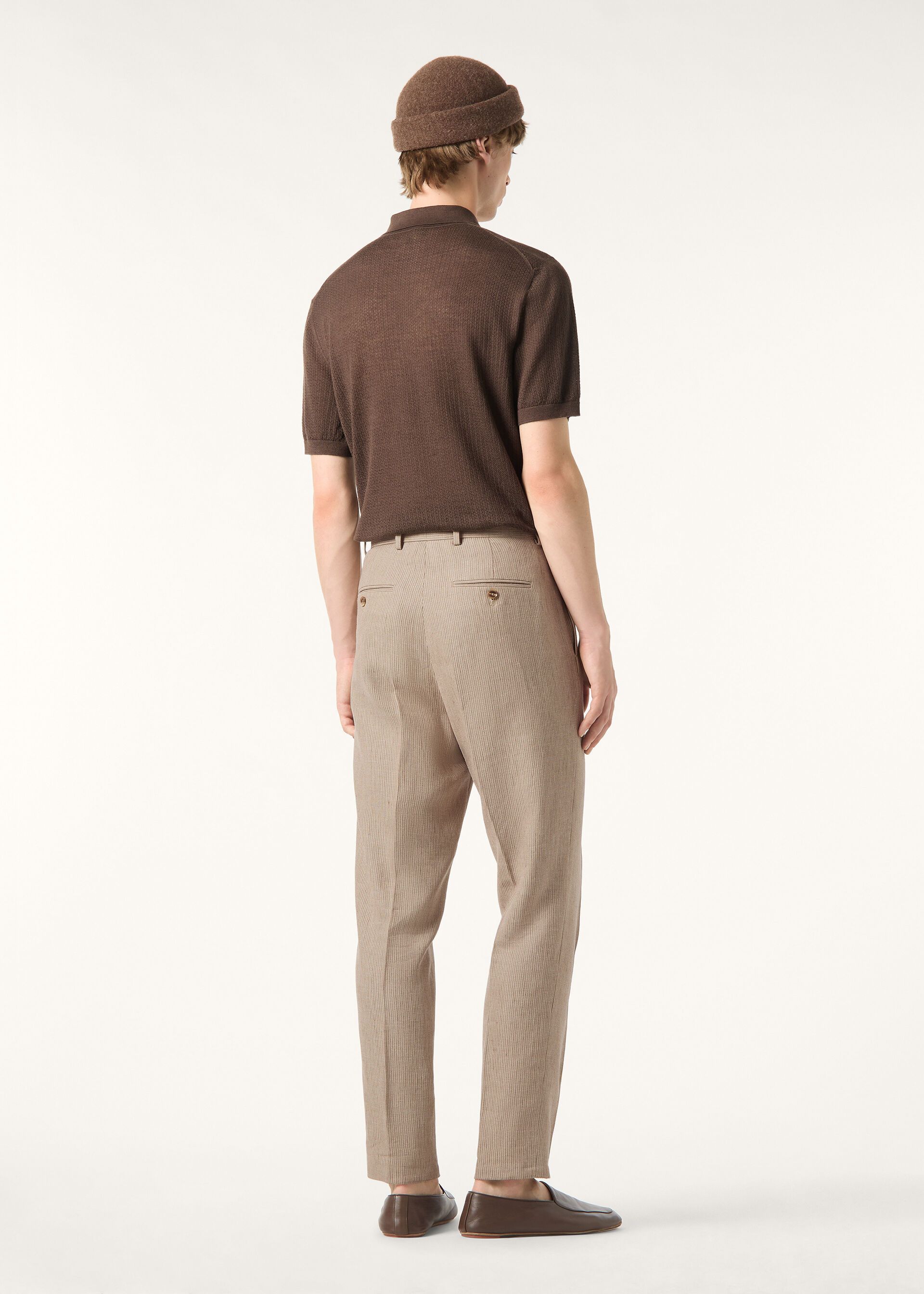 Loro Piana os11x0226 FAQ4529 Chestnut Polo Shirt in Cedar Bronze Size US S / EU 44-46 / 1 - 4 Thumbnail