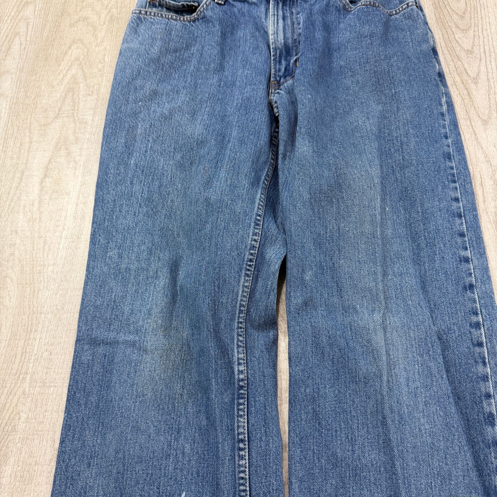 Old Navy Vintage Old Navy Blue Jeans Men's 33x34 y2k 10" Leg Opening Size US 33 - 4 Thumbnail