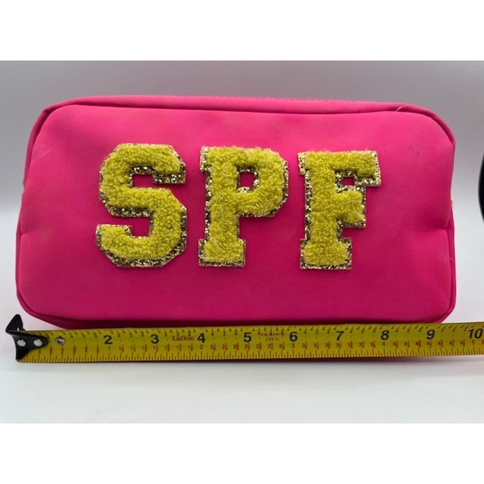 Other Pink & Yellow Sunscreen Bag SPF Waterproof Toiletry Pouch Size ONE SIZE - 6 Thumbnail
