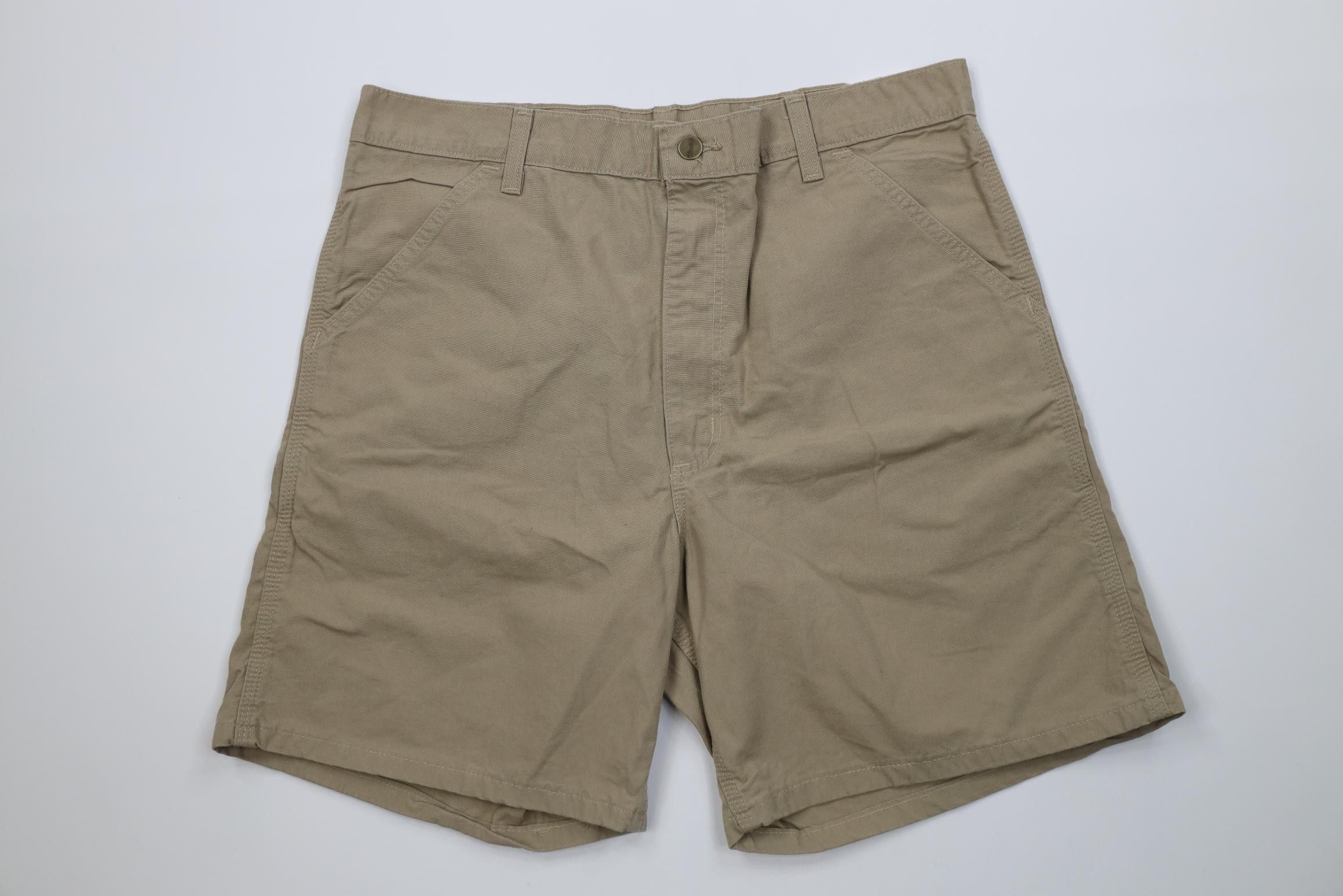 Carhartt Deadstock Vintage 90s Carhartt Above Knee Dungaree Shorts Size US 36 / EU 52 - 1 Thumbnail