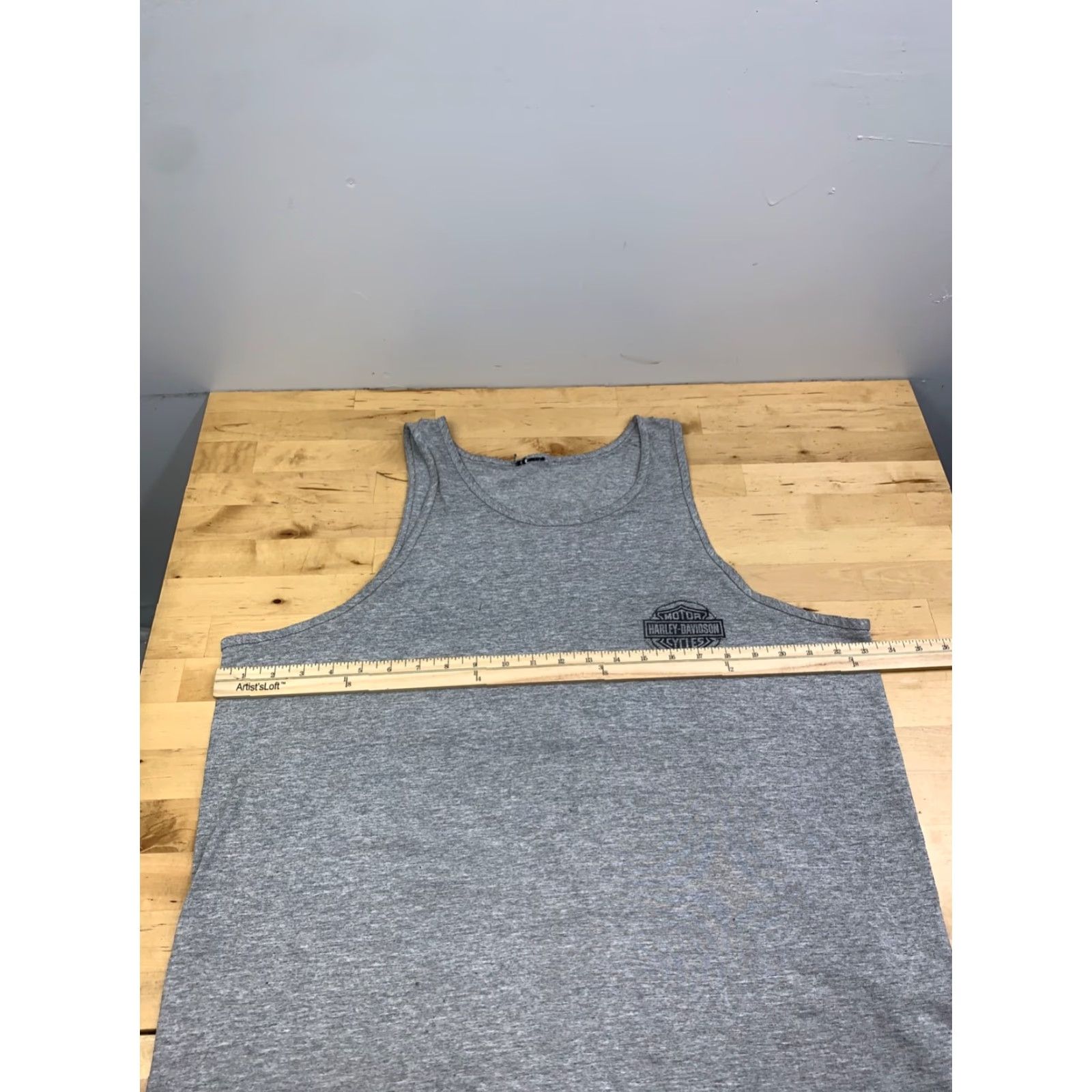 Harley Davidson VINTAGE Harley-Davidson Tank Top Men XL Gray Biker Motorcycle Y2K 2000s Logo Shirt Size US XL / EU 56 / 4 - 6 Thumbnail