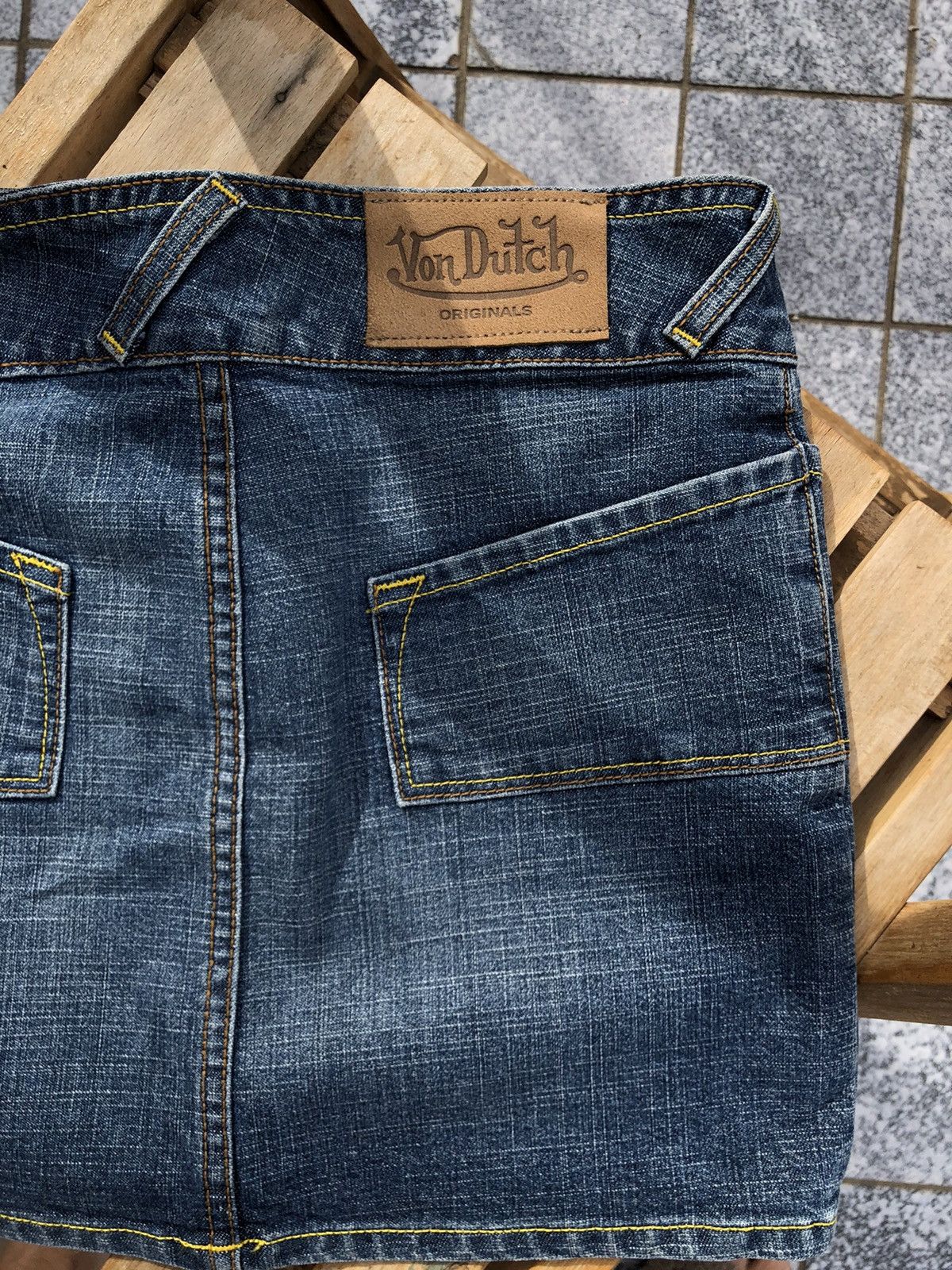 Vintage × Von Dutch Vintage Von Dutch mini skirt Y2K Size 27" / US 4 / IT 40 - 5 Thumbnail