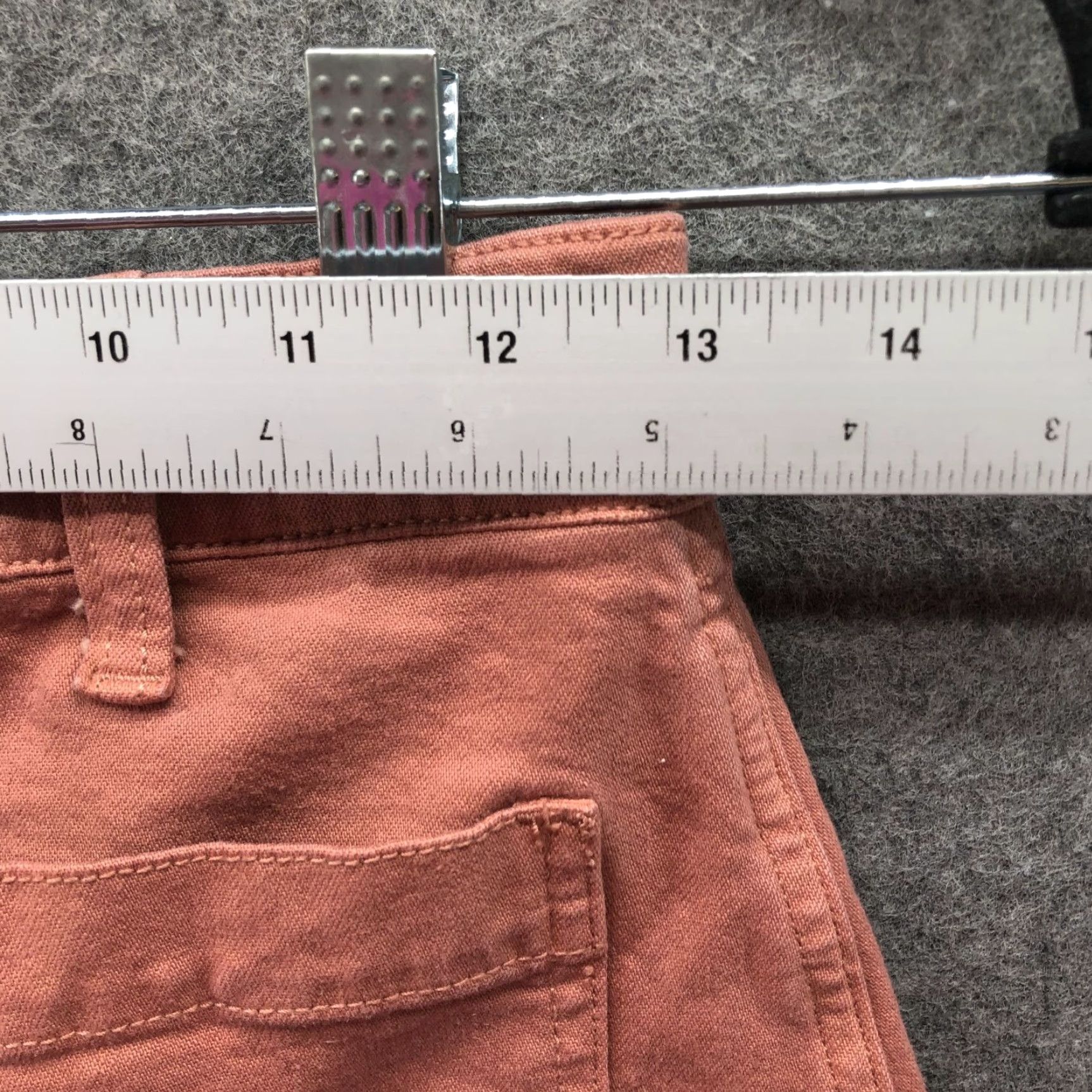 Madewell Madewell Denim Shorts Womens 24 Dried Rose Peach Pink 5-Pocket Regular Mid Rise Size 42" / US 20 - 3 Thumbnail