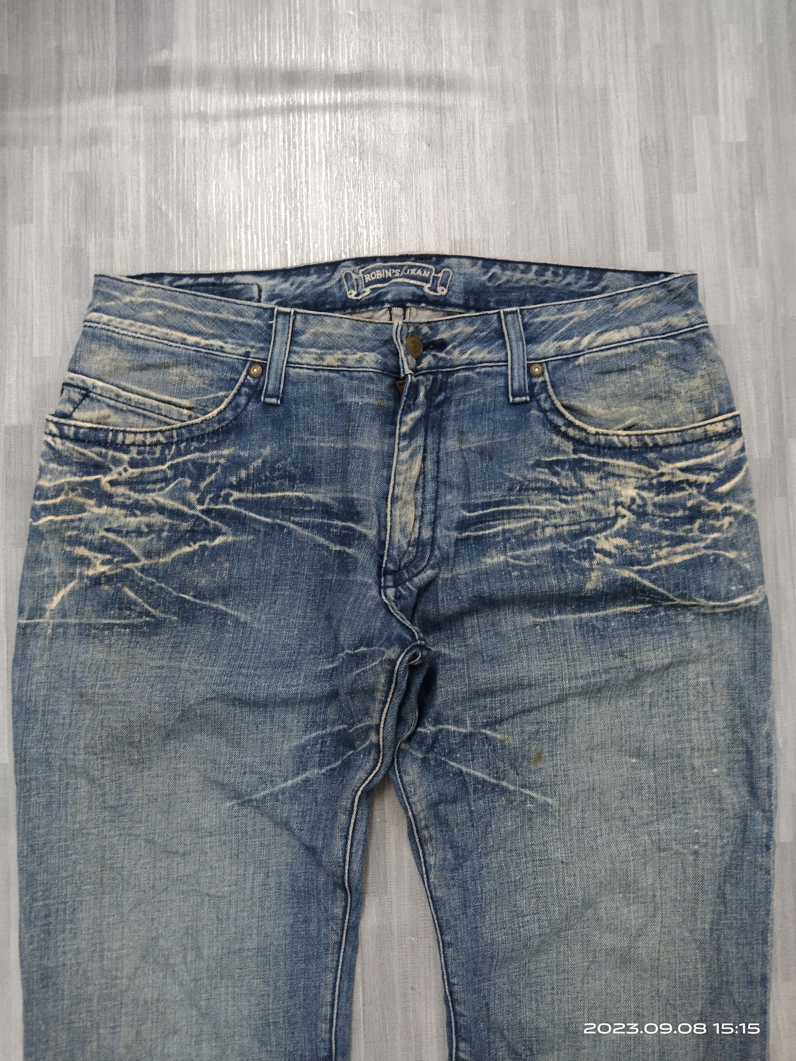 Vintage FLARE SICK ROBINS JEANS Size US 33 - 4 Thumbnail