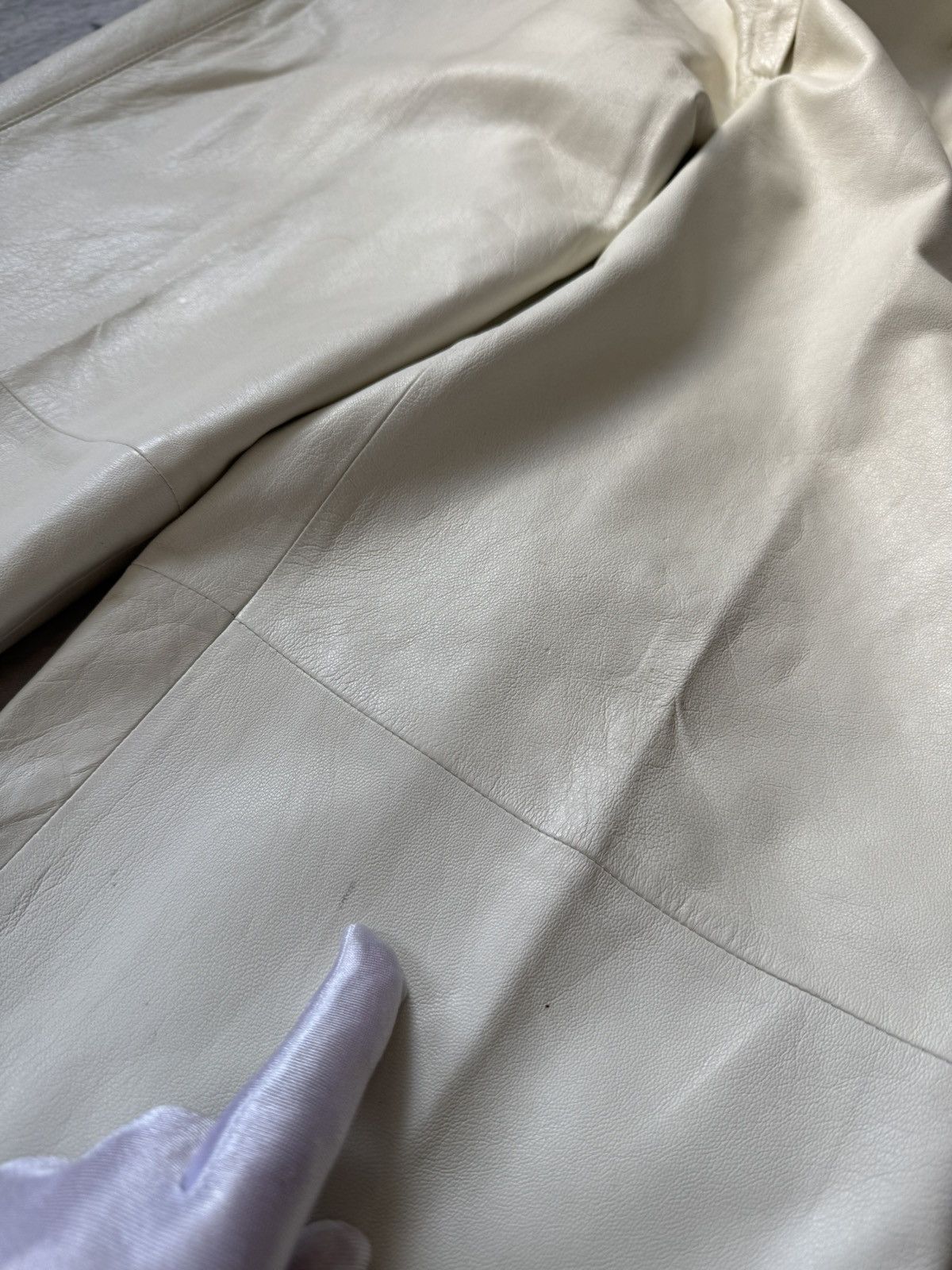 Thierry Mugler 🫨🫨Awesome luxury rare Thierry Mugler leather pants 80-90s Size 32" / US 10 / IT 46 - 16 Thumbnail
