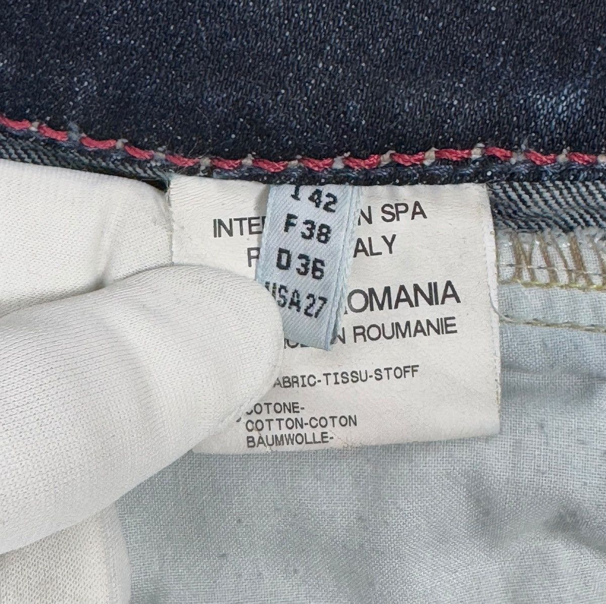 Marithe + Francois Girbaud × Vintage Marithe Francois Girbaud Biker Jeans Vintage size 27 IT42 Size 27" / US 4 / IT 40 - 22 Thumbnail