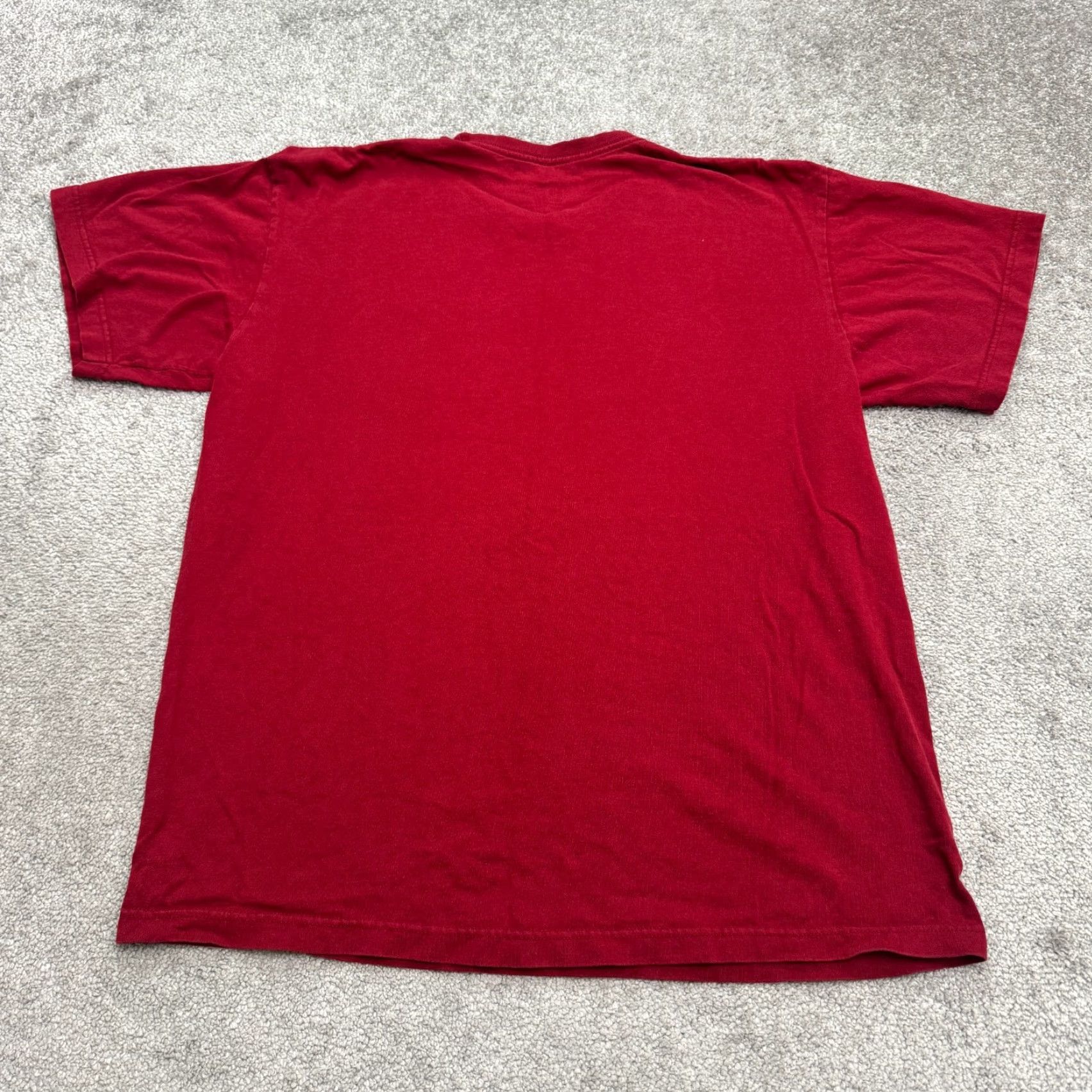 Nike VINTAGE Nike Athletic Dept T-Shirt Shirt Men M Red 90s Swoosh Logo Athletic Fit Short Sleeve Casual Mens Size US M / EU 48-50 / 2 - 2 Thumbnail