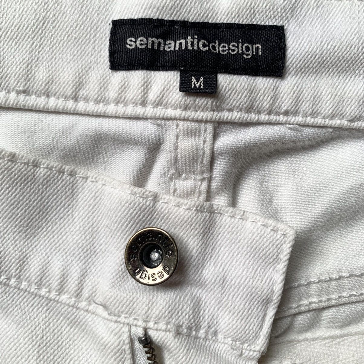semanticdesign Japanese brand semantic design curved denim pants Size US 32 / EU 48 - 12 Thumbnail