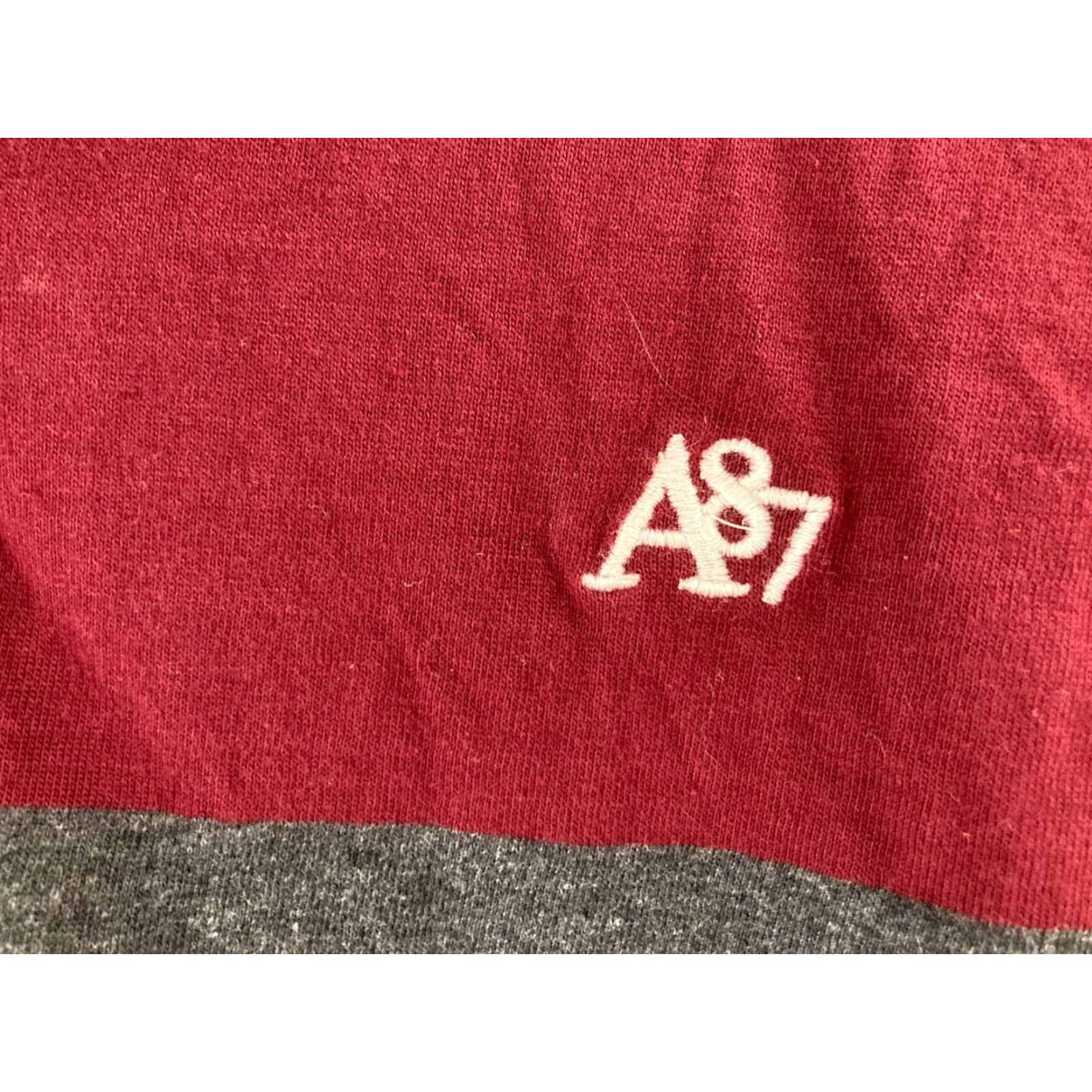 Vintage VINTAGE Aéropostale Polo Shirt Mens Small Long Sleeve Striped Burgundy Classic Casual Size US S / EU 44-46 / 1 - 5 Thumbnail