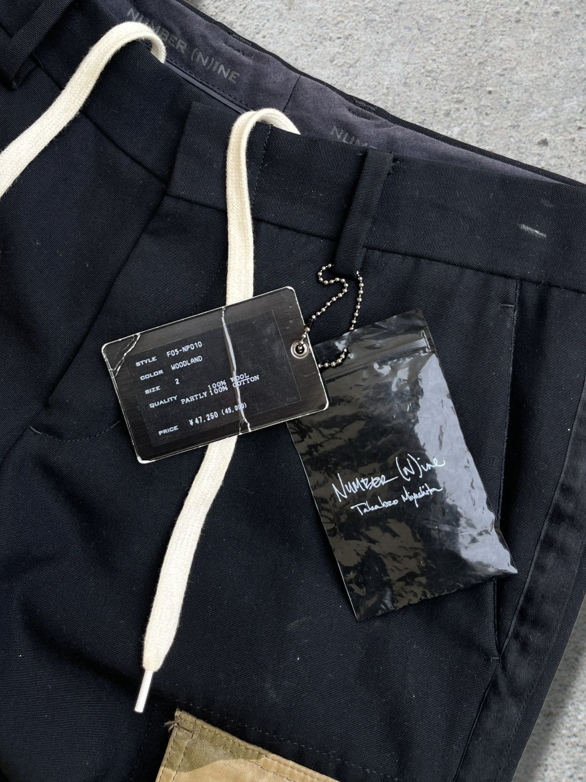 Number (N)ine Number (N)ine AW05 "The High Streets" Hybrid Cargo Pants Size US 30 / EU 46 - 3 Thumbnail