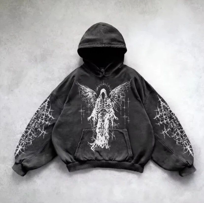 Other Black Gothic Hoodie Size M / US 6-8 / IT 42-44 - 1 Thumbnail