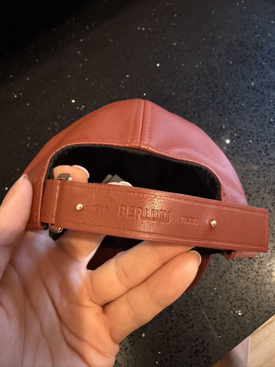 Berluti Berluti Leather Baseball Cap Size ONE SIZE - 4 Thumbnail