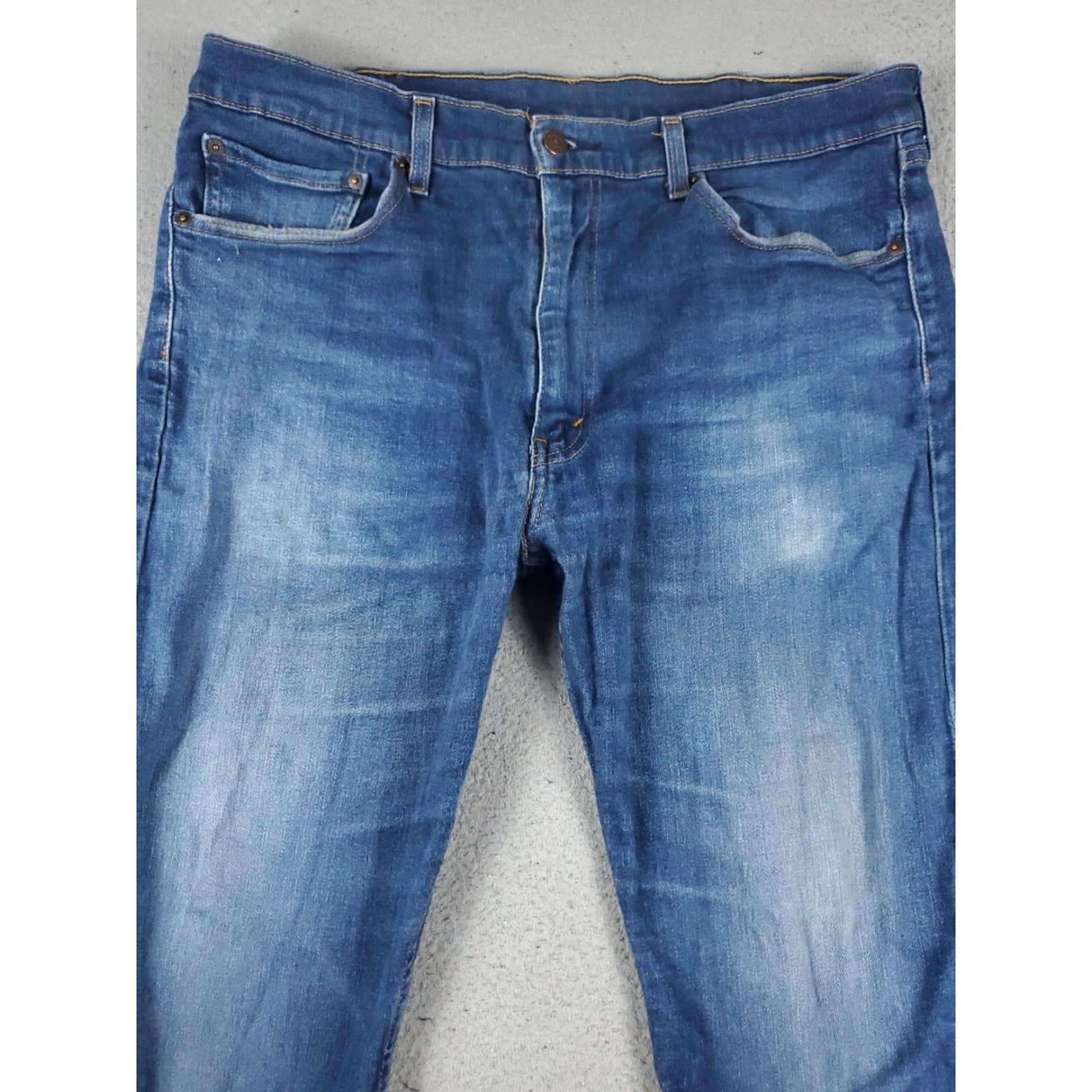 Levi's Levis Mens 38x30 Extra Large Blue Casual Straight Leg Denim Jeans Size US 38 / EU 54 - 2 Thumbnail