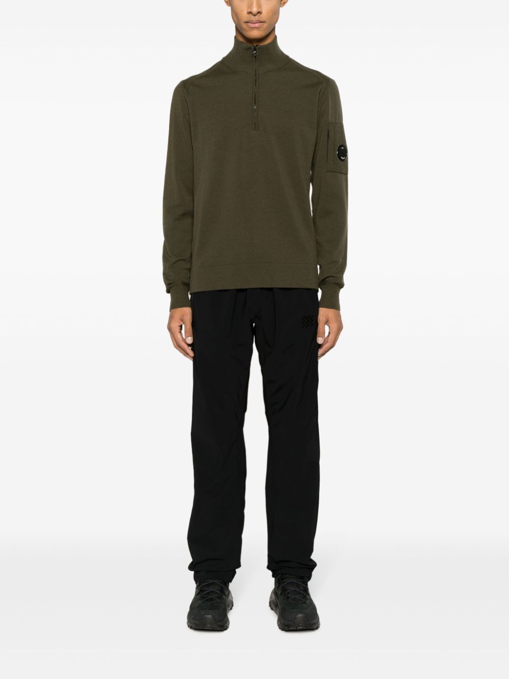 C.P. Company o1y1224 Turtleneck Sweater in Green Size US S / EU 44-46 / 1 - 2 Thumbnail