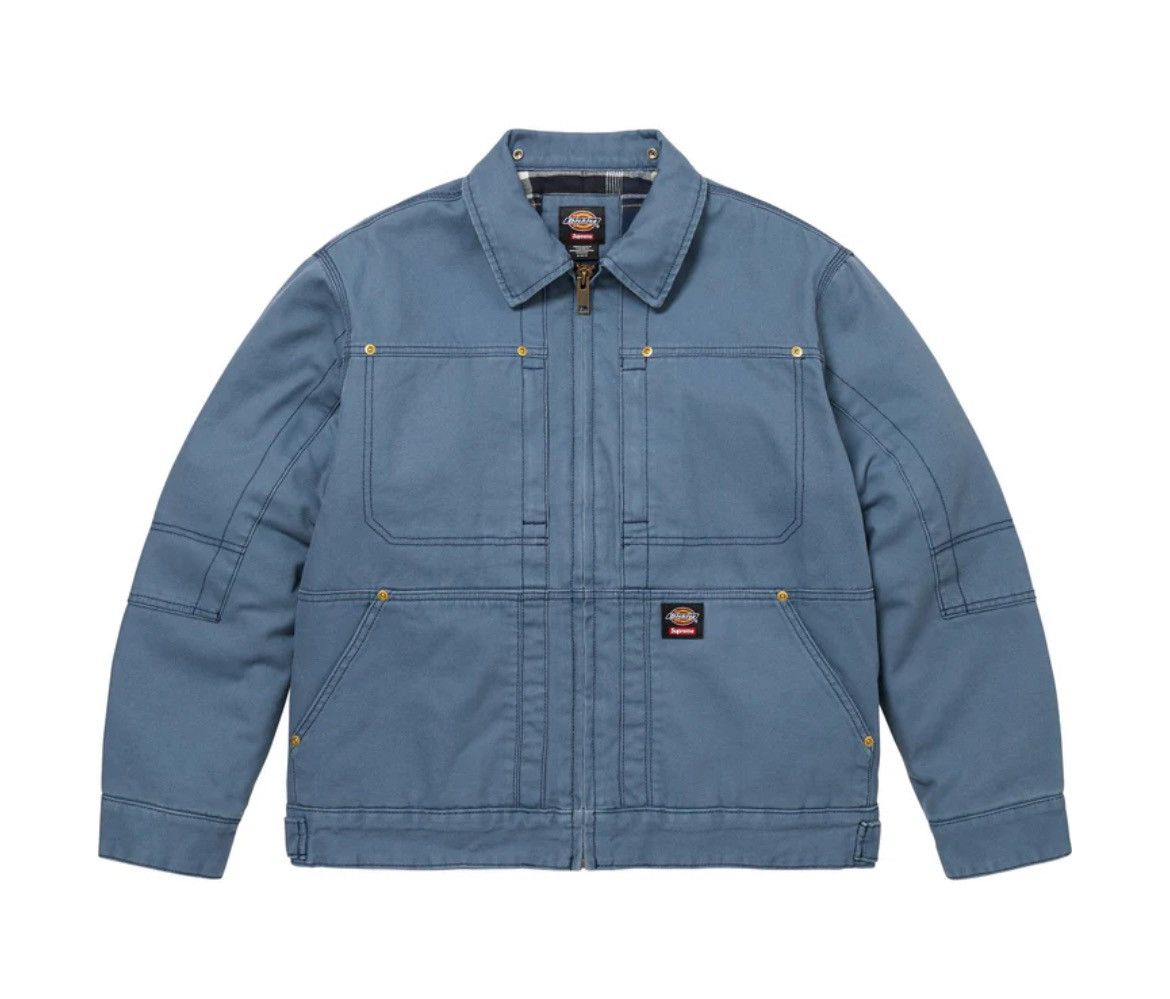 Dickies × Supreme Supreme Dickies Light Blue Hooded Work Jacket Size US M / EU 48-50 / 2 - 4 Thumbnail