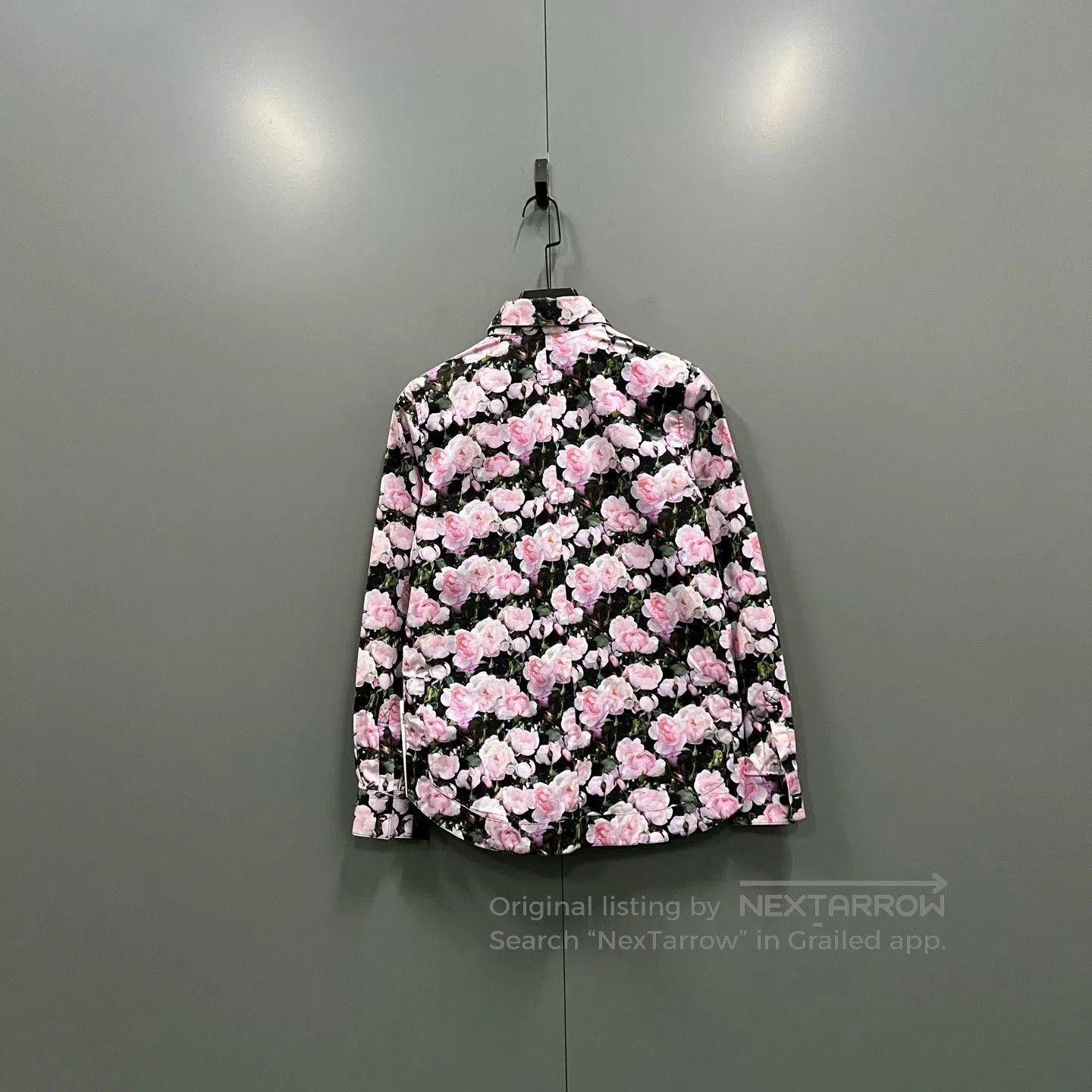 Givenchy Givenchy Floral Print Long Sleeve Shirt. Size M / US 6-8 / IT 42-44 - 2 Thumbnail