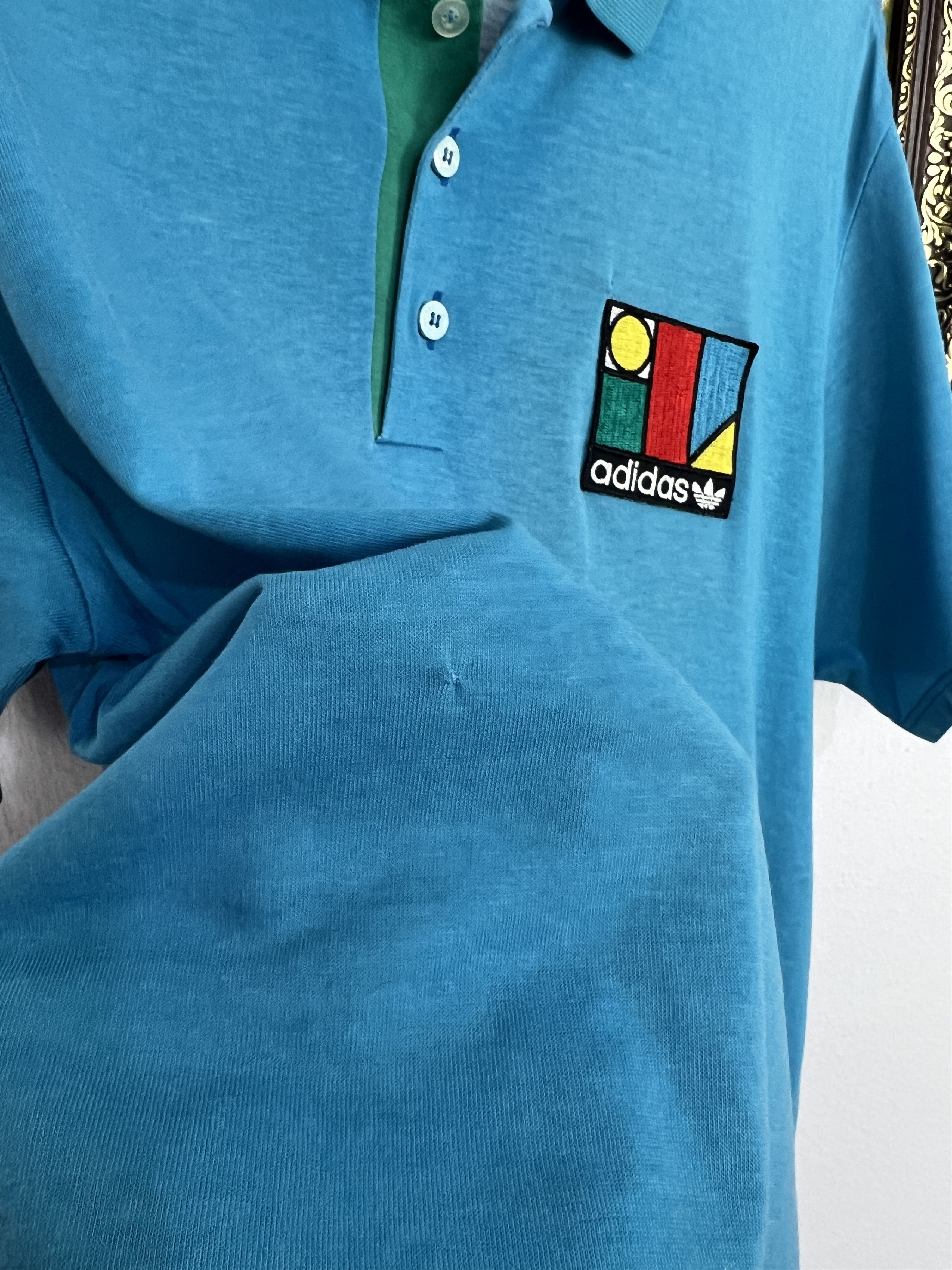 Adidas Vintage 90's Adidas Ivan lendl Tennis Shirt Jersey Polo Rare Size US L / EU 52-54 / 3 - 7 Thumbnail