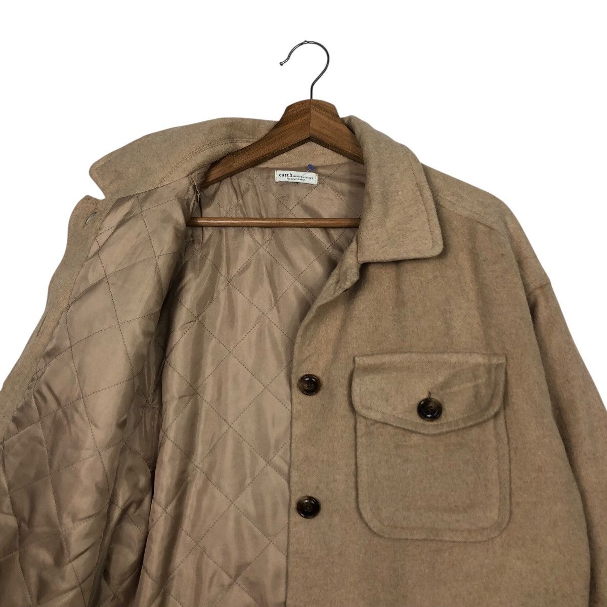 Japanese Brand 📌Vintage Wool Work Jacket Earth Music & Ecology Issey Miyake Size US M / EU 48-50 / 2 - 13 Thumbnail