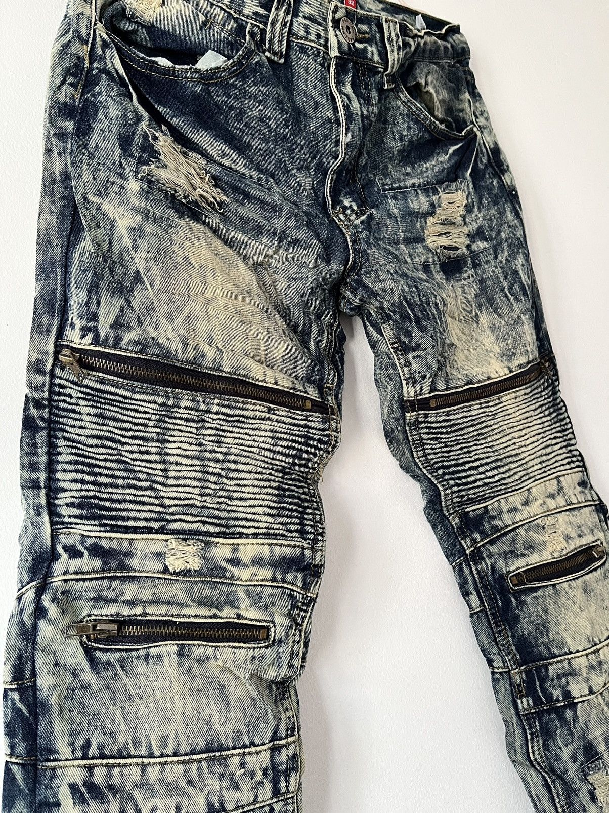 Vintage Vintage Balmain Biker Denim Style R&D Denim Size US 32 / EU 48 - 5 Thumbnail