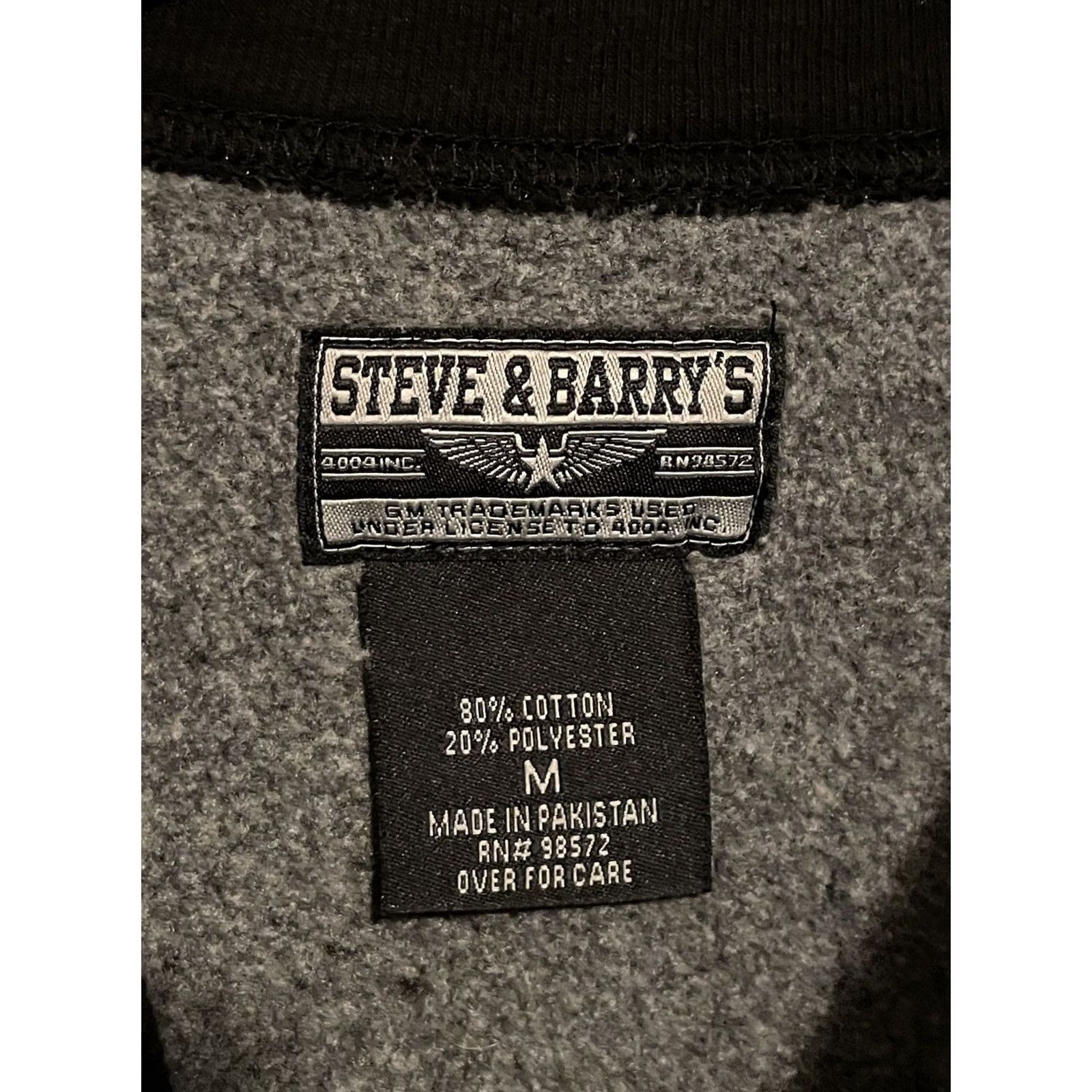 Vintage VINTAGE Steve & Barry’s Chevy Impala SS Black Mens Sweatshirt Sweatshirt Pullover Crew Neck Long Sleeve Regular Size M Size US M / EU 48-50 / 2 - 4 Thumbnail