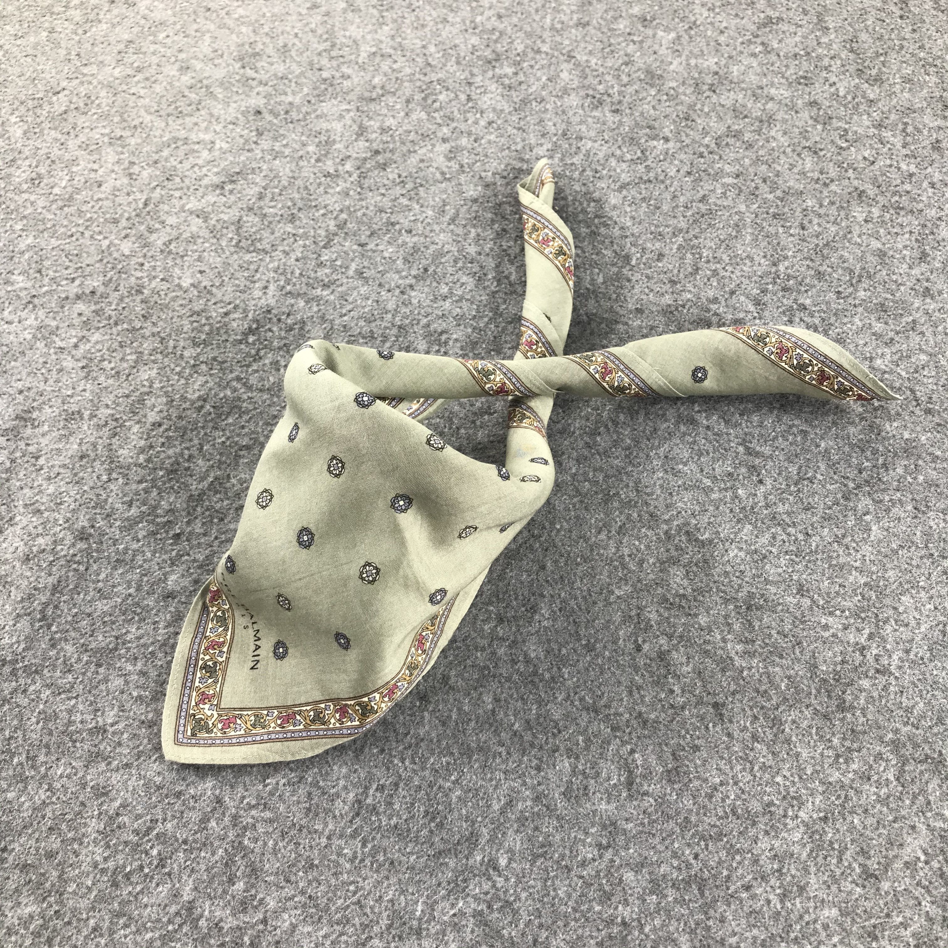Pierre Balmain Pierre Balmain Handkerchief Neckerchief Bandana H432 Size ONE SIZE - 3 Thumbnail