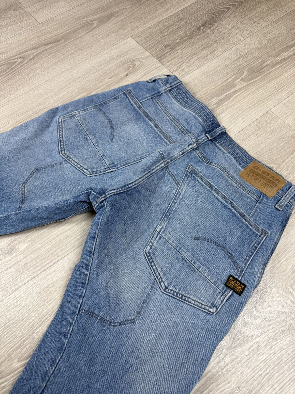 G-Star G Star Raw Jeans Diver 3D Slim Light Wash 32x30 Blue Size US 32 / EU 48 - 13 Thumbnail