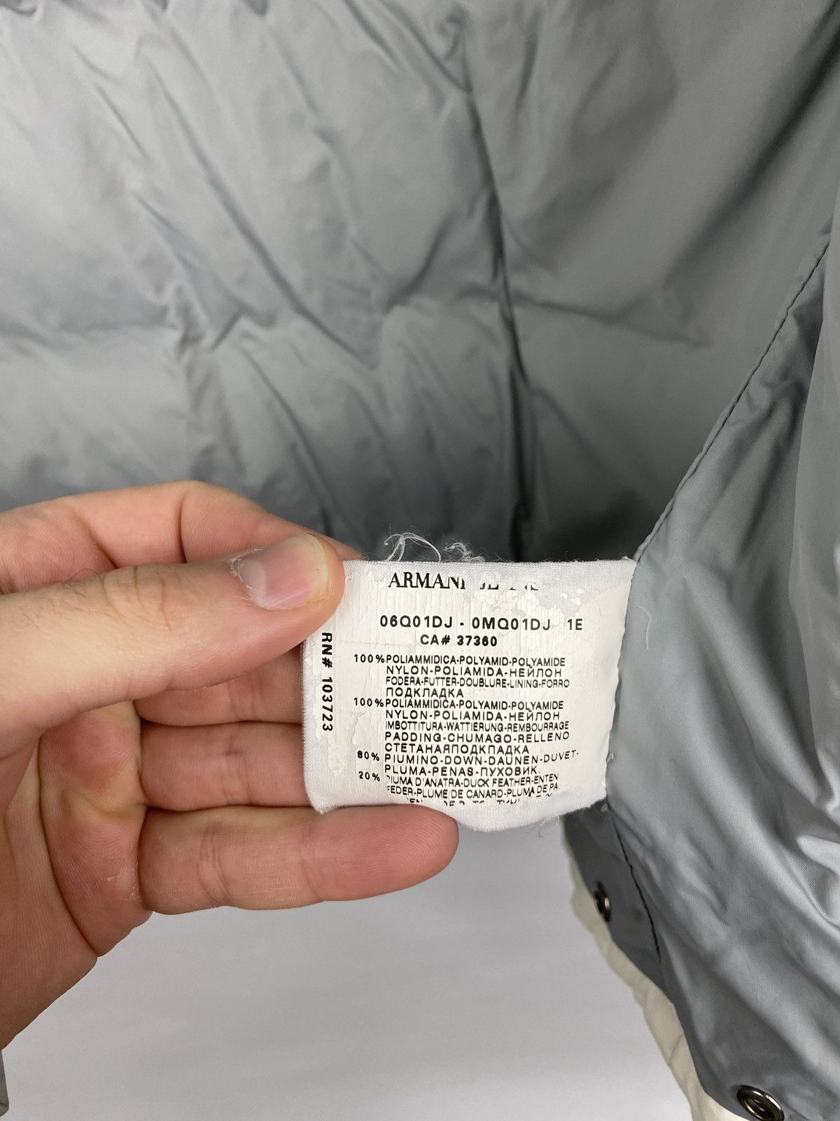 Armani 🇺🇸 Vintage 90s Armani Jeans Rare Puffer Vest Retro Hype Size US M / EU 48-50 / 2 - 9 Thumbnail