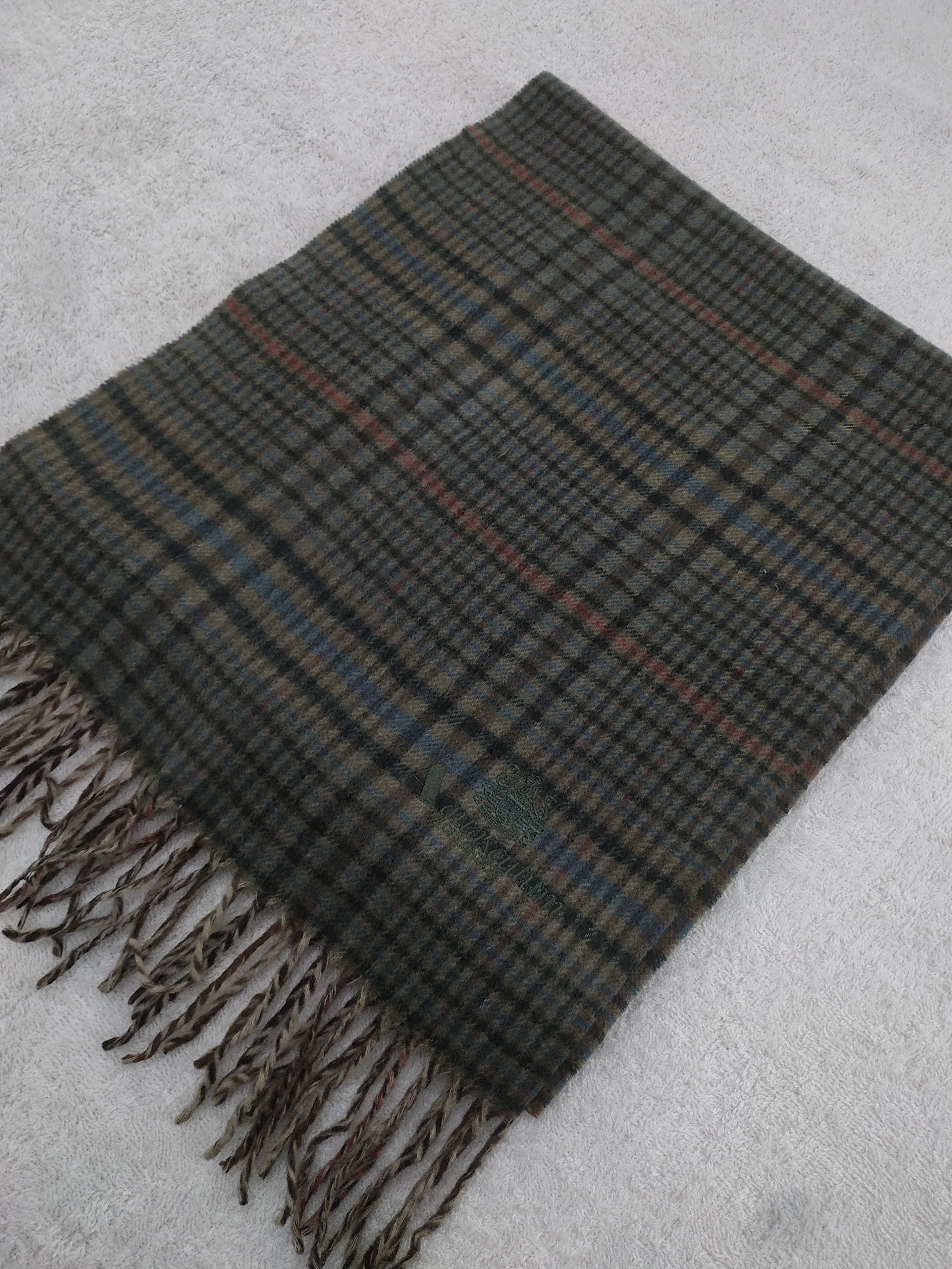 Aquascutum × Vintage Aquascutum Scarf / Muffler / Neckwear - WW862 Size ONE SIZE - 4 Thumbnail
