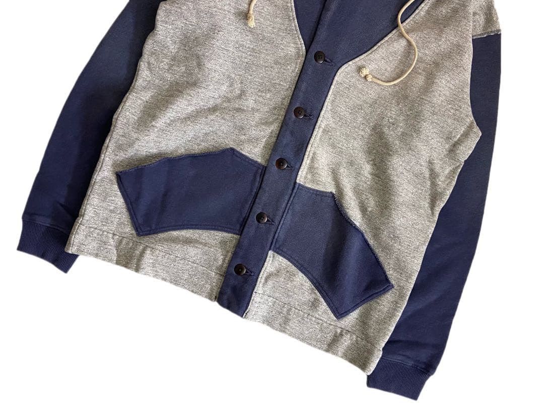 Kapital KAPITAL Vintage-Processed Hooded Sweatshirt Size US M / EU 48-50 / 2 - 3 Thumbnail