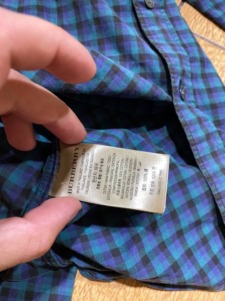 Burberry Vintage Y2K Burberry shirt print luxury streetwear Size US XL / EU 56 / 4 - 5 Thumbnail