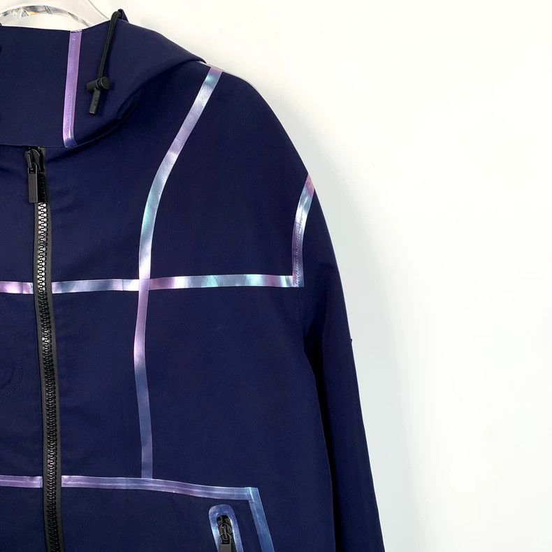 Dior Dior Dark blue reflective strip hooded zipper long-sleeved Size US S / EU 44-46 / 1 - 3 Thumbnail