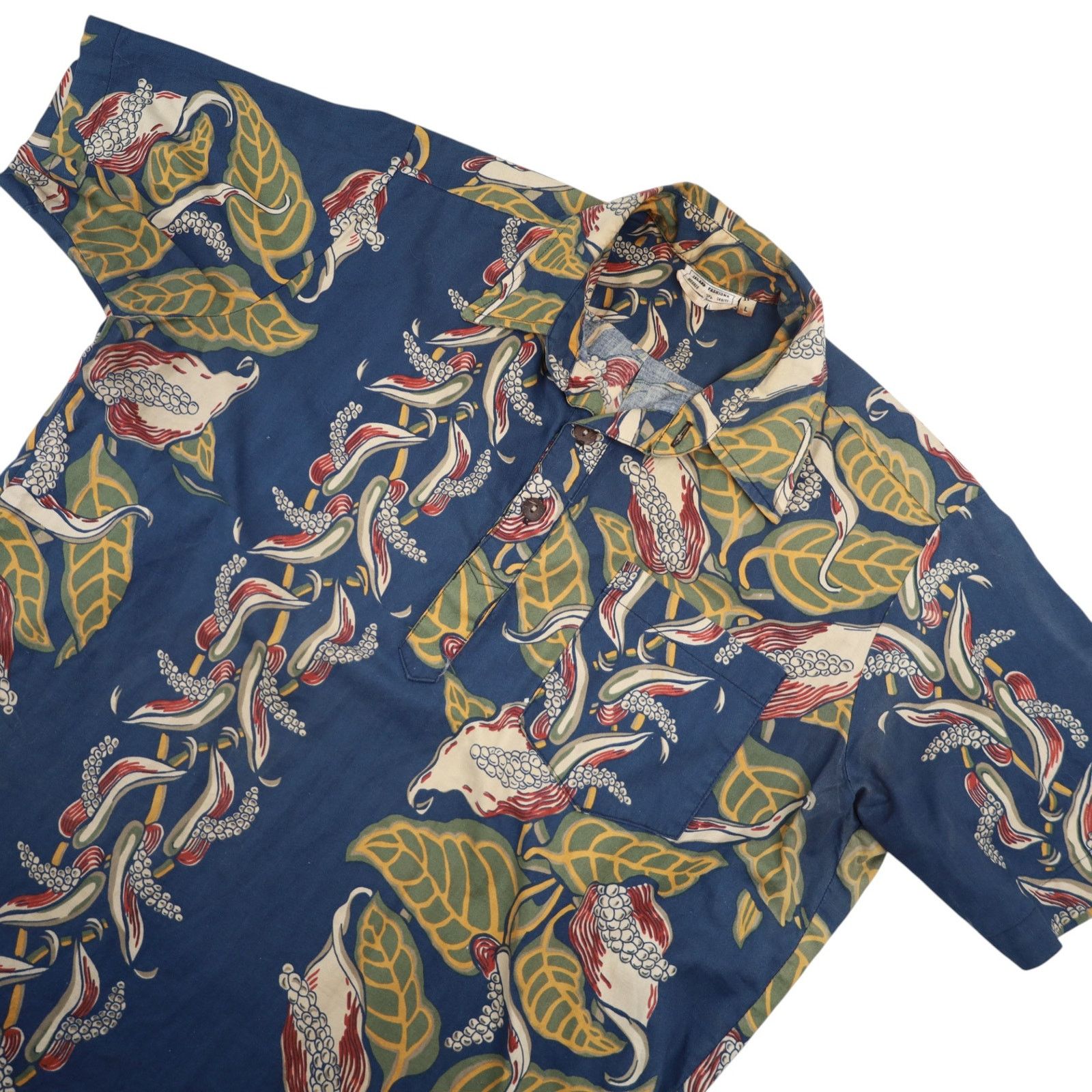 Vintage True Vintage Island Fashion Tahiti Tropical Hawaiian Shirt Size US L / EU 52-54 / 3 - 2 Thumbnail
