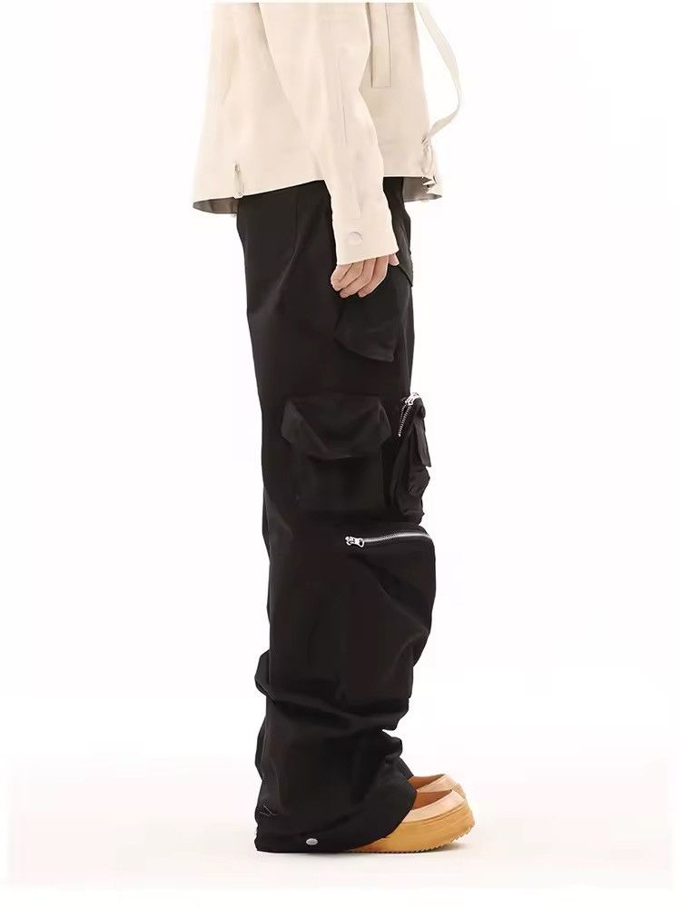 Japanese Brand × Jean Multi-pocket Black Cargo Pants Size US 35 - 5 Thumbnail