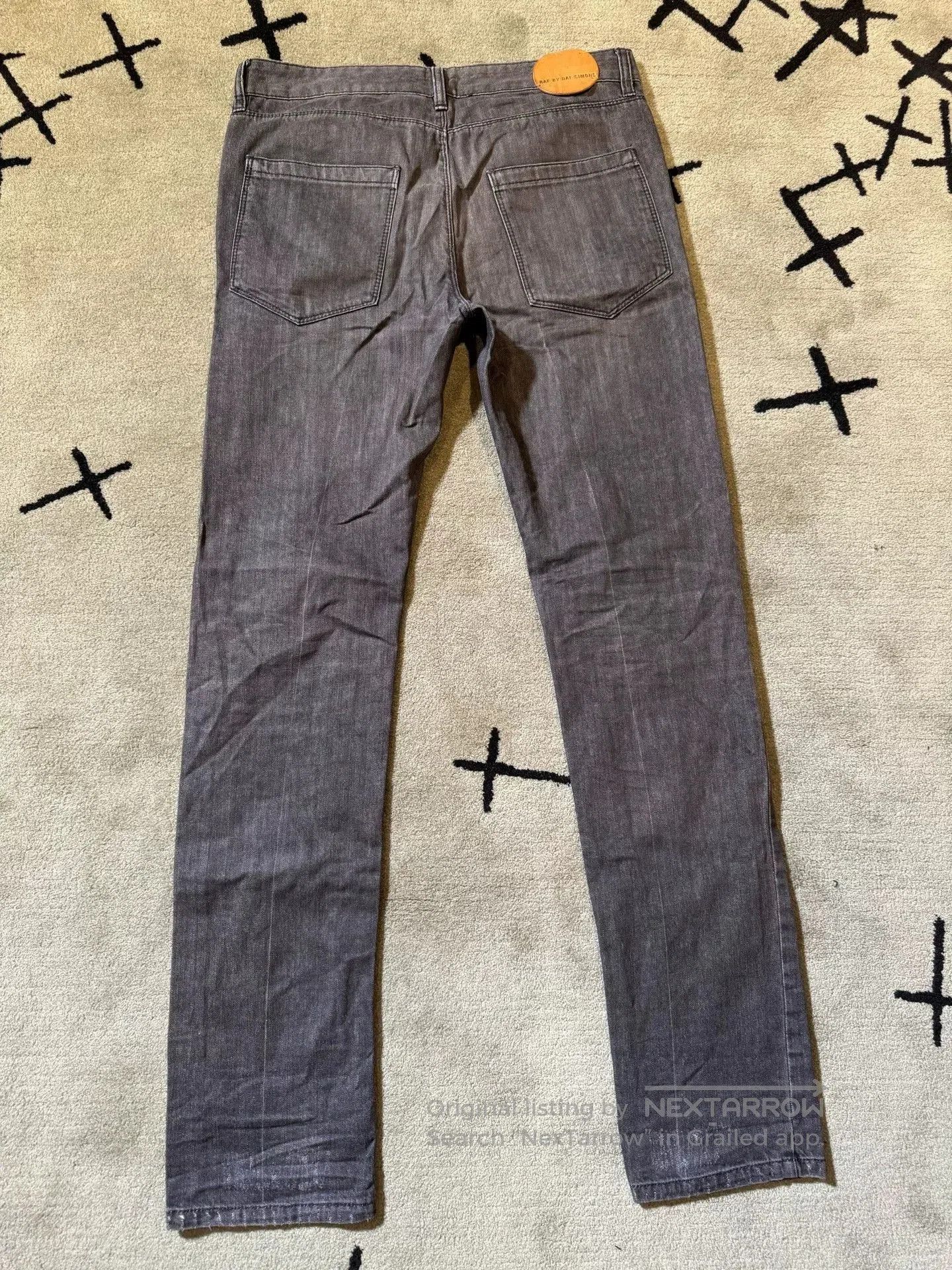 Raf by Raf Simons raf simons long denim pants in unique design. Size US 32 / EU 48 - 7 Thumbnail