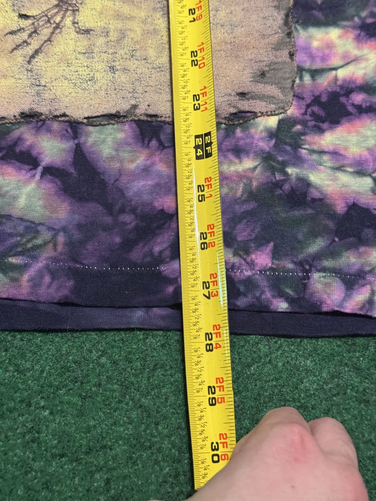 Band Tees Vintage 90s Megadeath INSANE Upcycled Tie Dye Band T Shirt Size US L / EU 52-54 / 3 - 7 Thumbnail