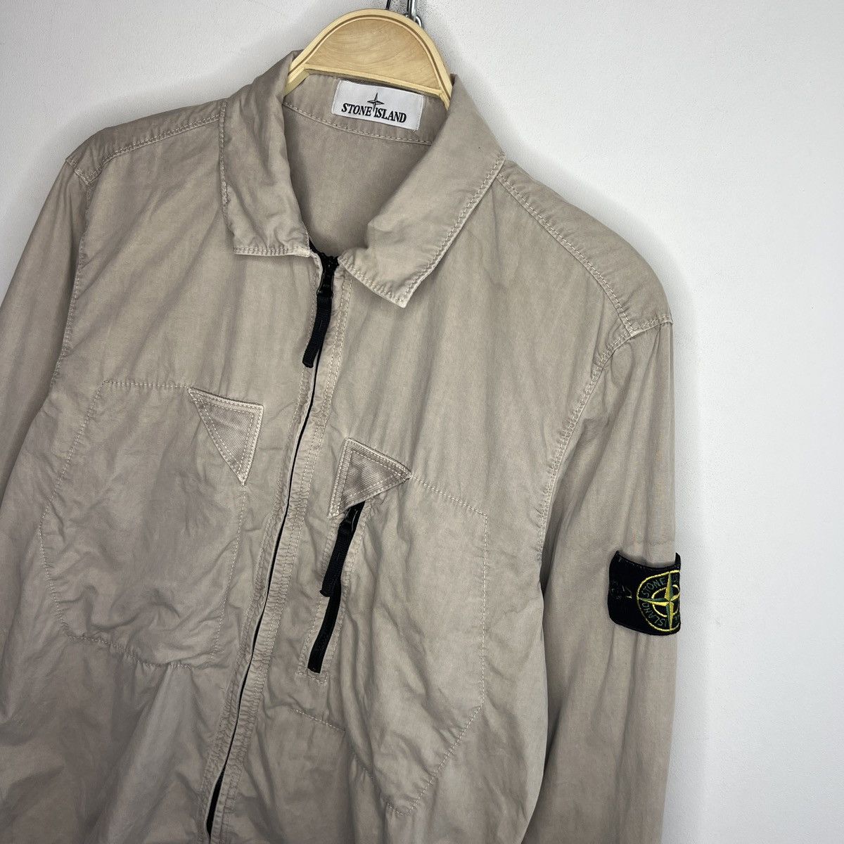 Stone Island Stone Island Jacket Overshirt Beige Brown Gorpcore Classic Size US M / EU 48-50 / 2 - 4 Thumbnail