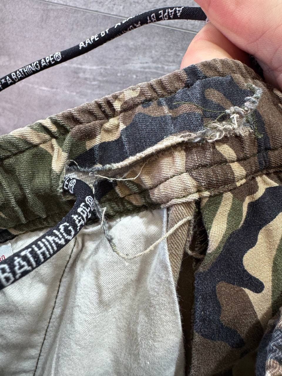 Aape Aape By A Bathing Ape Camo Men’s Trousers Cargo Pants Size US 34 / EU 50 - 16 Thumbnail