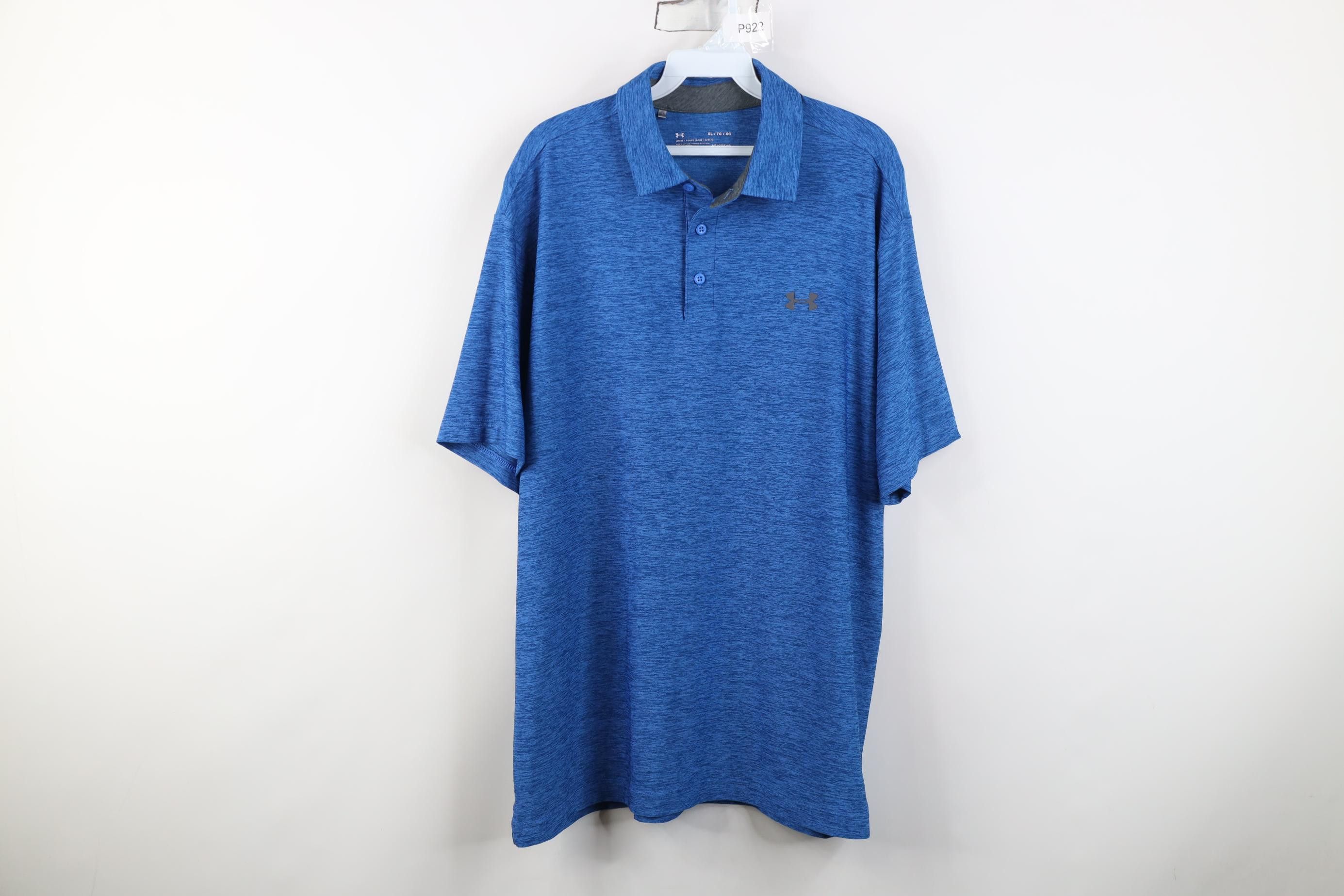 Under Armour Under Armour Tech Knit Collard Golf Polo Shirt Heather Blue Size US XL / EU 56 / 4 - 1 Thumbnail