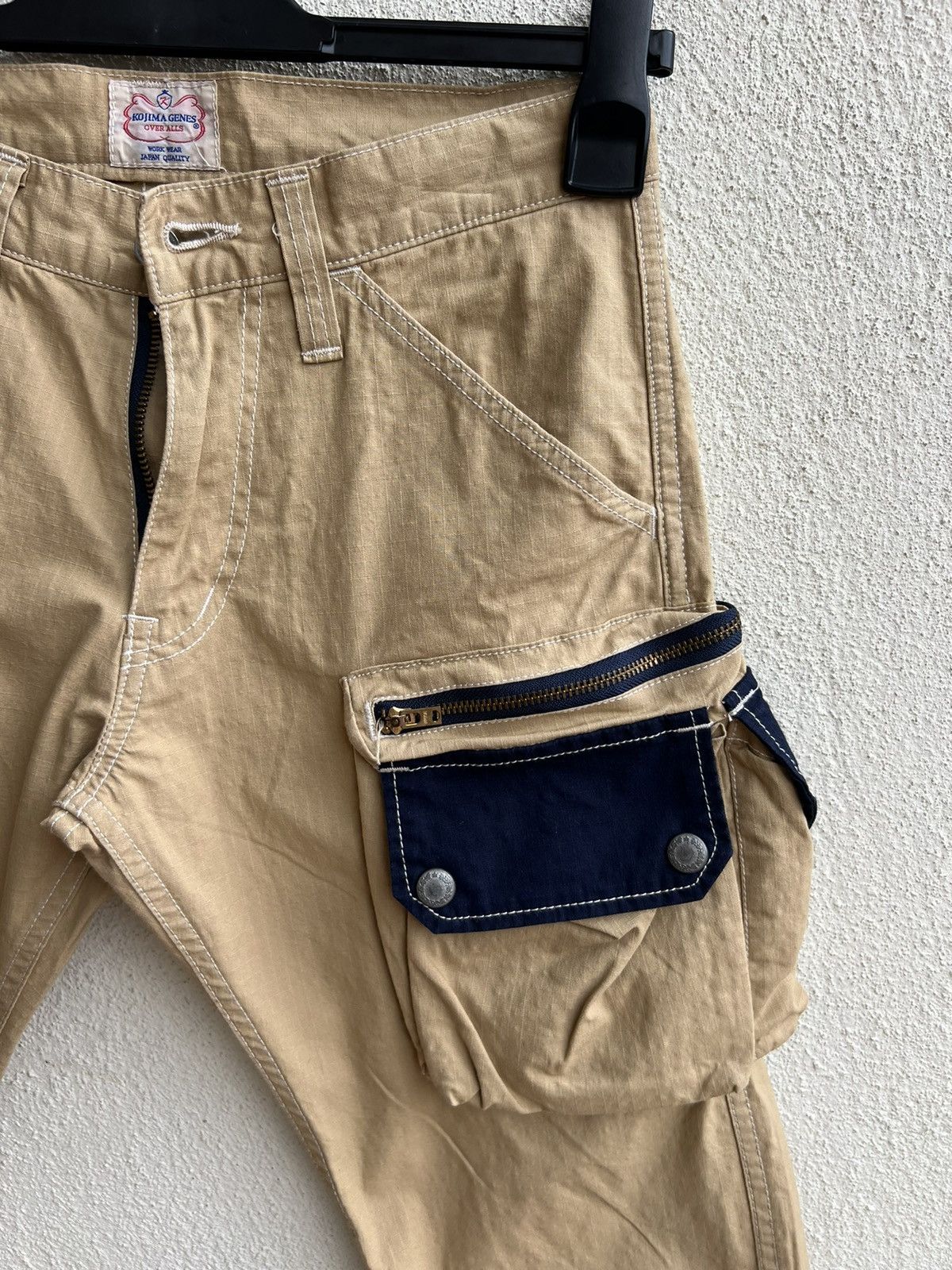 KOJIMA GENES Kojima Genes Japan Tactical Cargo Ripstop Trouser Cropped Size US 29 - 12 Thumbnail