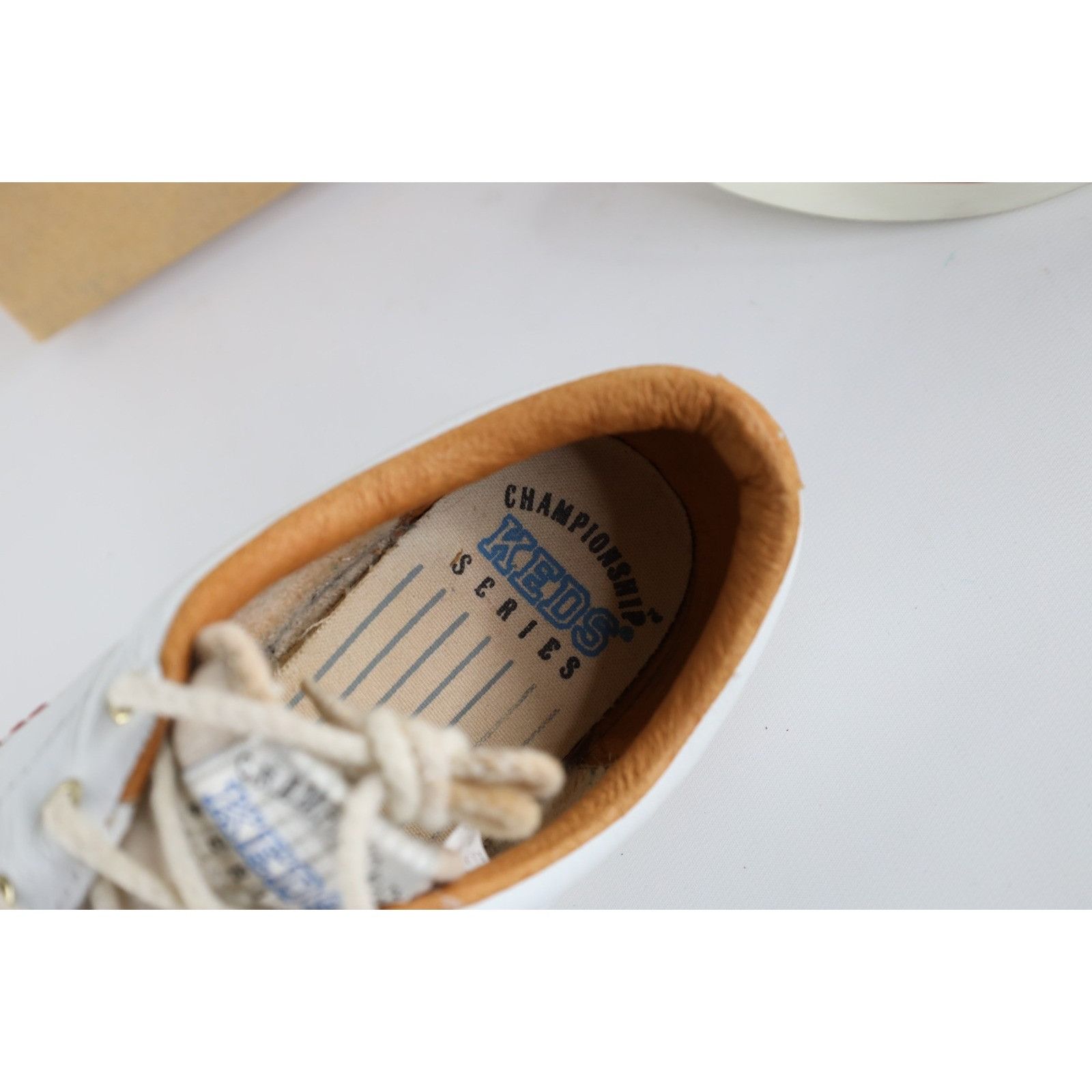 Keds Vintage 90s Keds Distressed Leather Baseball Sneakers Shoes Size US 10 / IT 40 - 10 Thumbnail